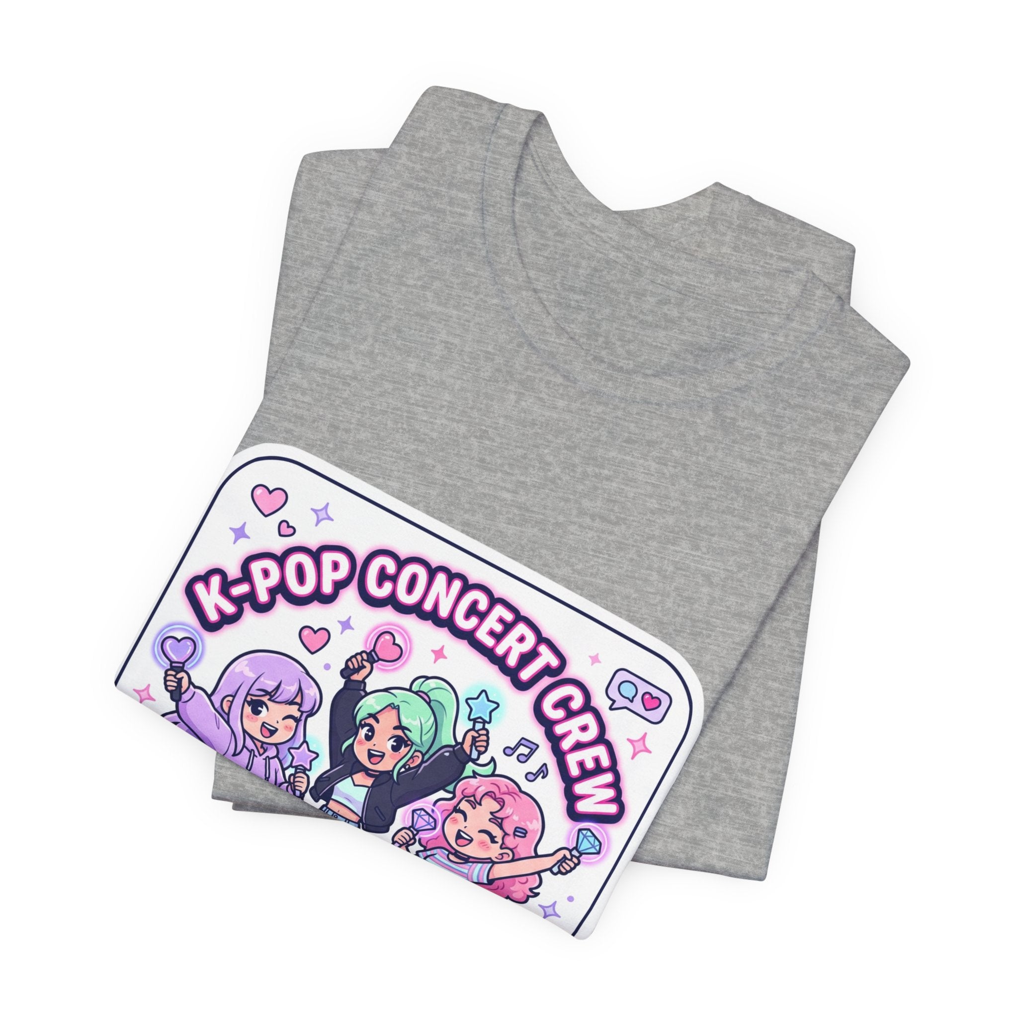 K-Pop Konzert Crew T-Shirt | K-Pop Fan, Lightstick, Bias