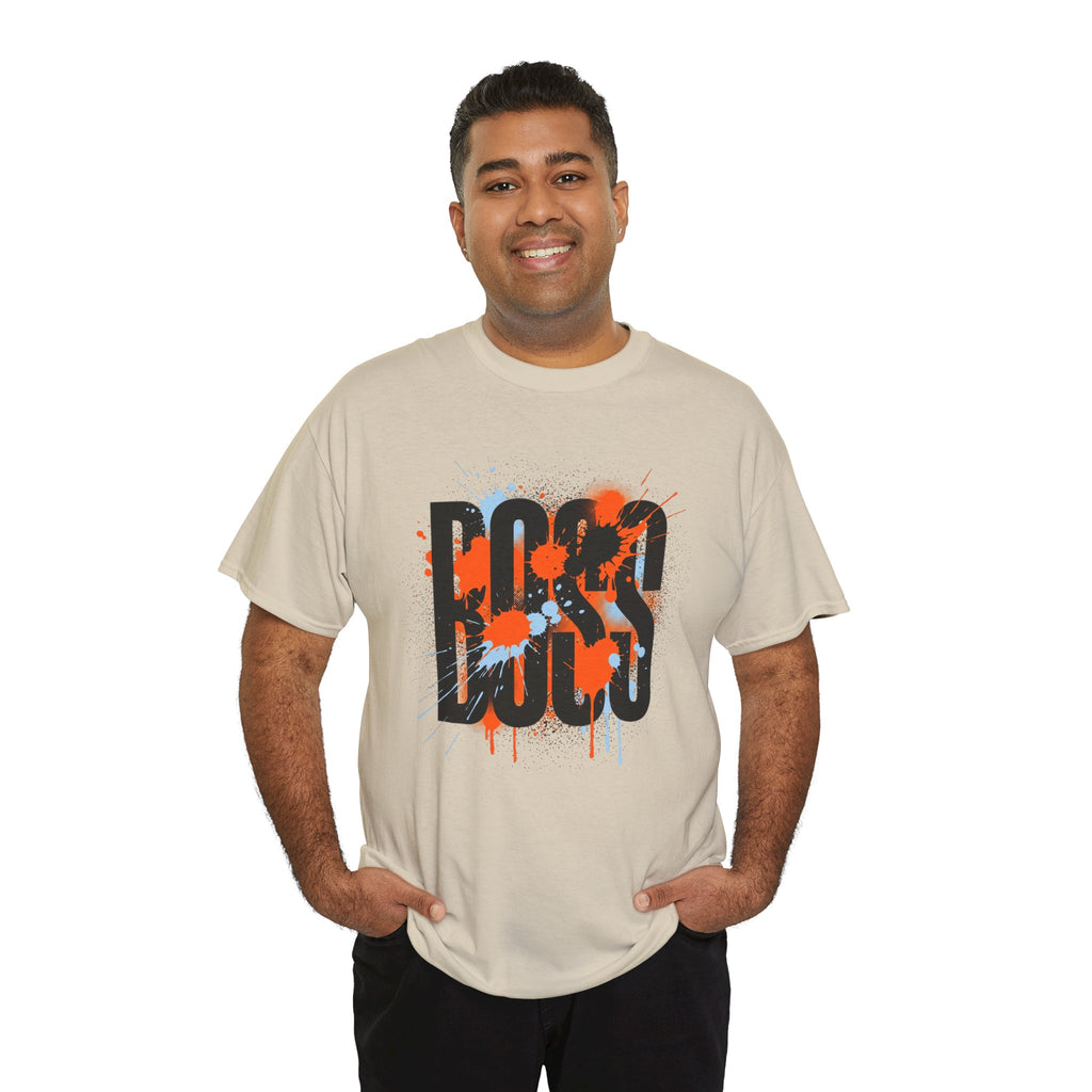BOSS Graffiti Tee – Street Art Graphic T-Shirt