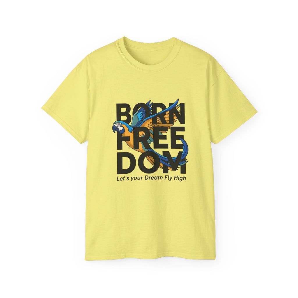 Eagle Graphic "Let’s Your Dream Fly High" Inspirational Tee