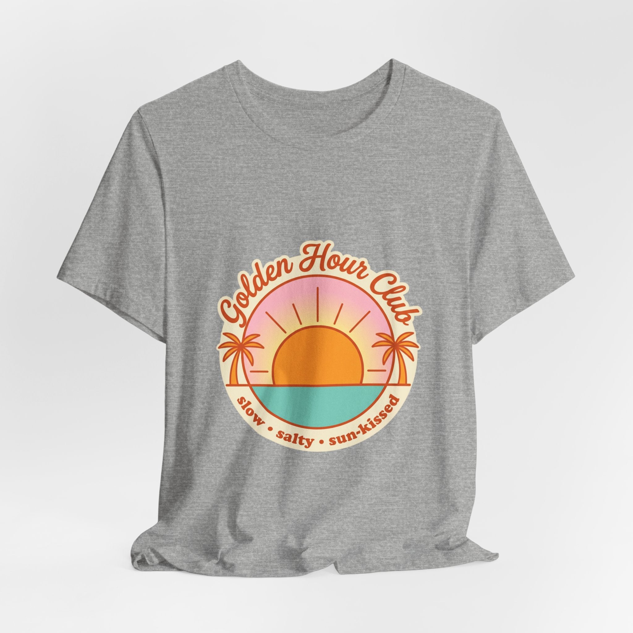 Golden Hour Club T-Shirt | Sommer-Ästhetik, Küsten-Vibes