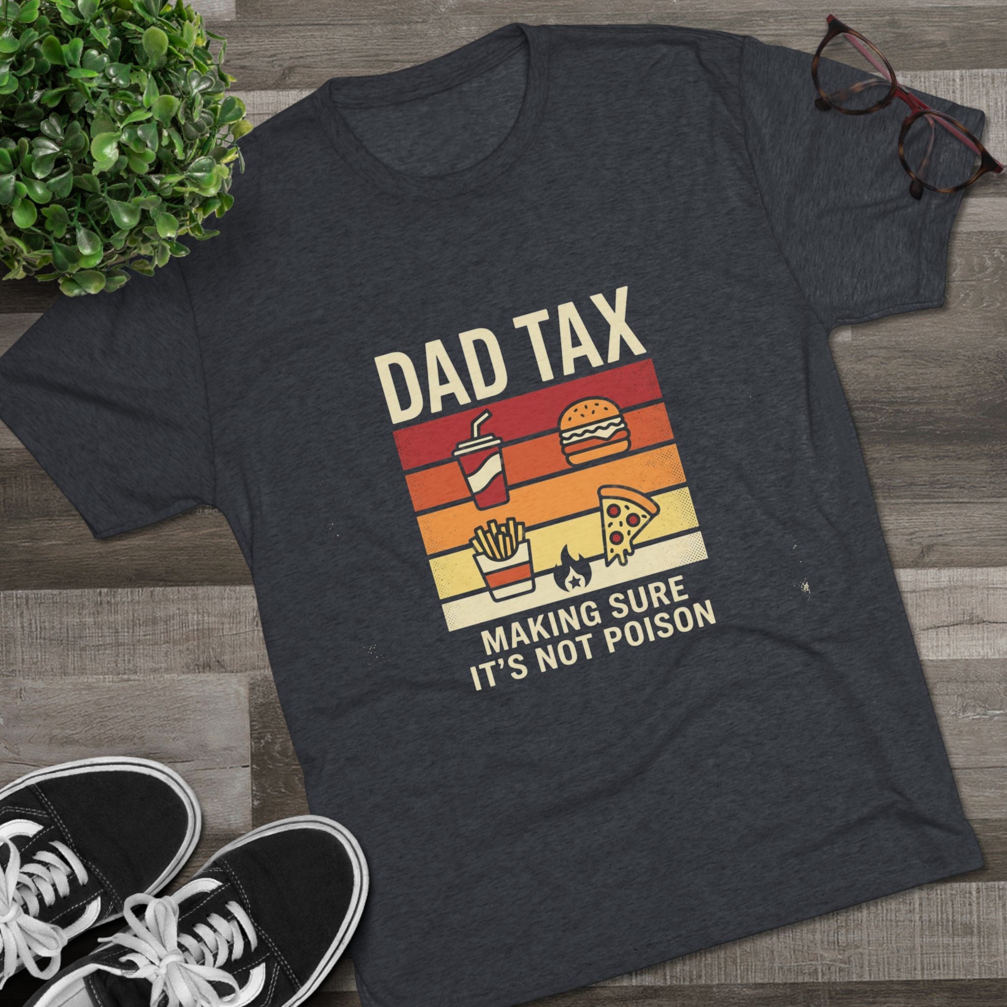 Papa-Steuer T-Shirt – Lustiges Retro-Food-Design