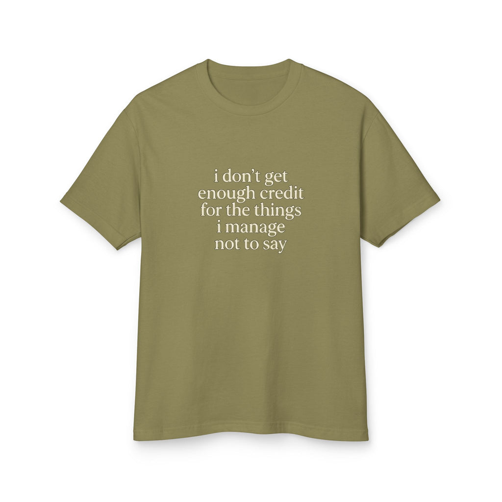 Garment-Dyed Heavyweight Cotton Graphic T‑Shirt