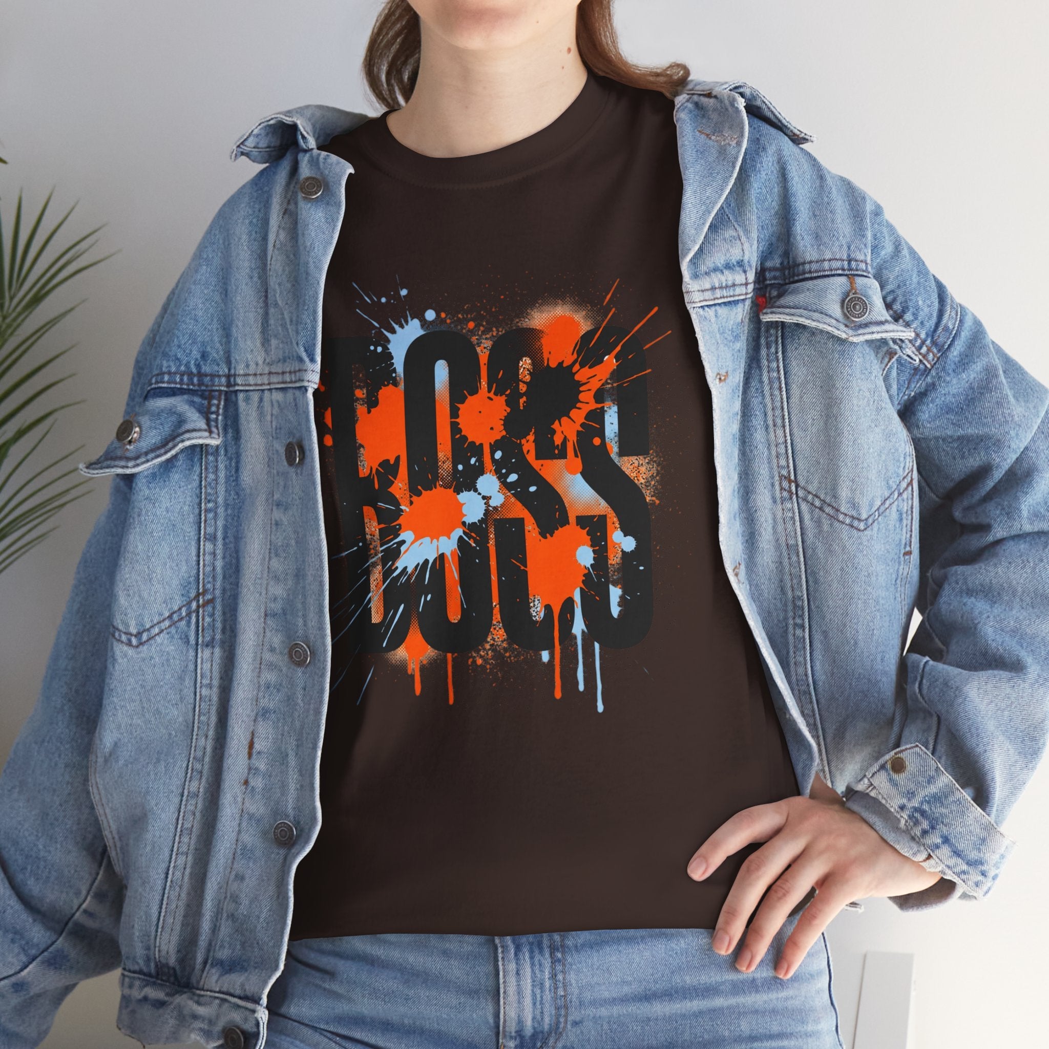 BOSS Graffiti Tee – Street Art Graphic T-Shirt