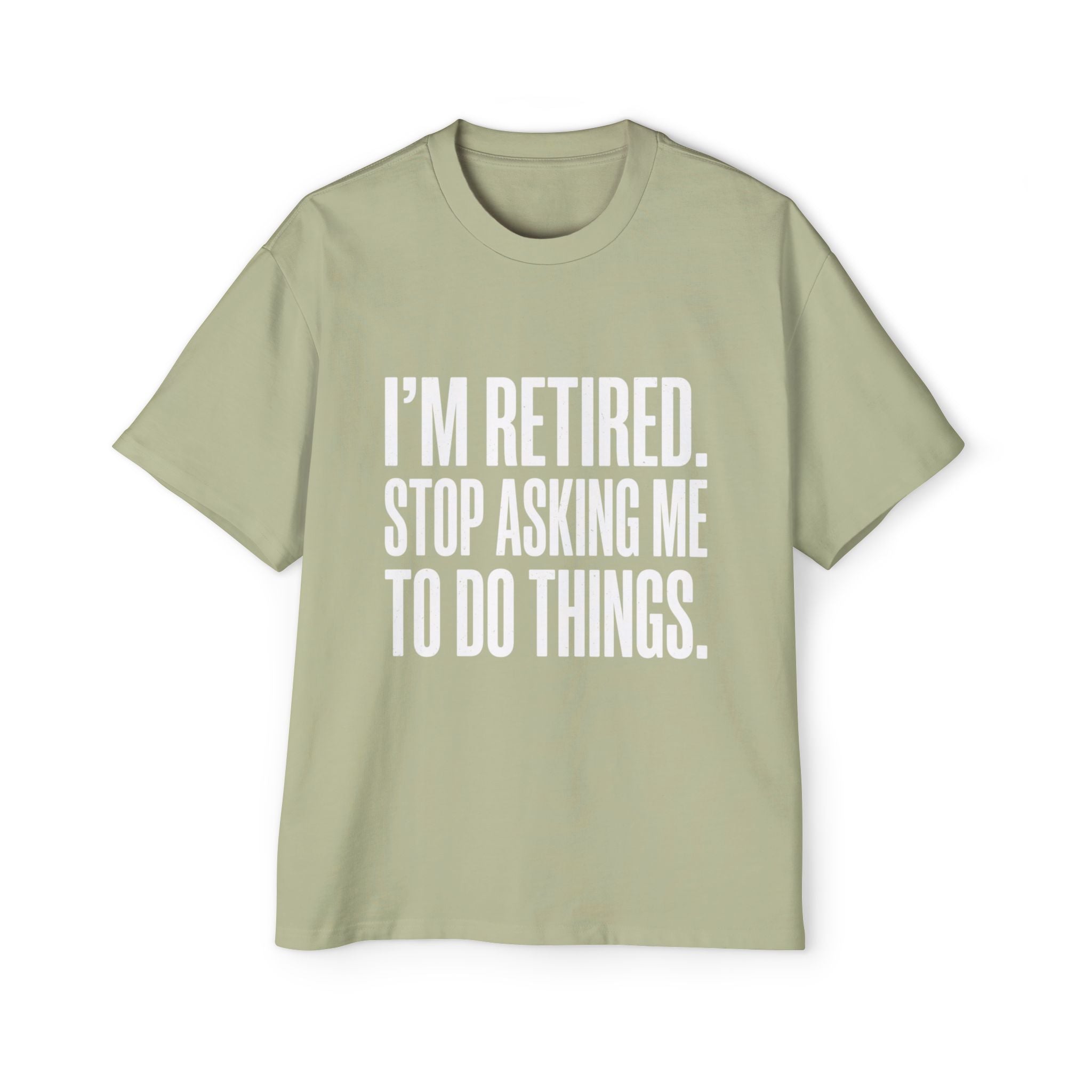Ausgemustertes Oversized Baumwoll-T-Shirt