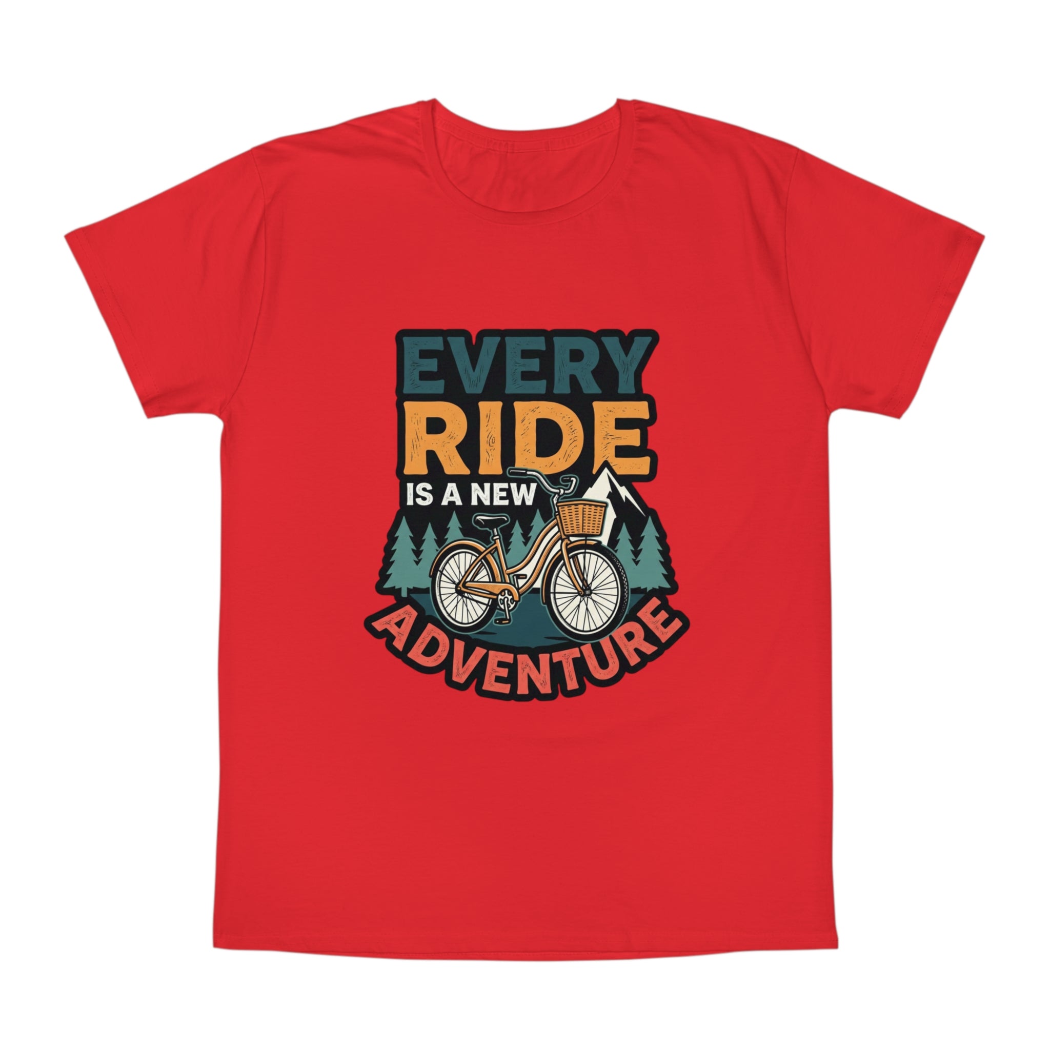 Every Ride Is a New Adventure T-Shirt — Bicycle Camping Outdoor Tee