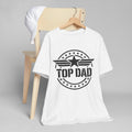 Top Dad Graphic T-Shirt – Father's Day Military Star Design