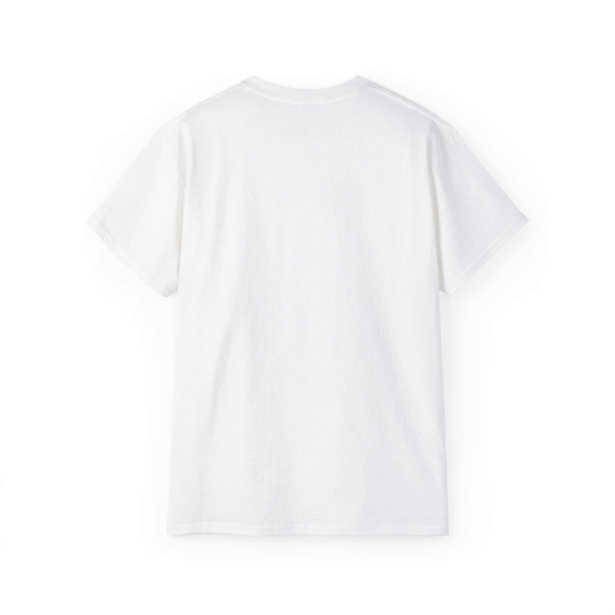 Mask Face Tee — Dripping Black & Orange Art T-Shirt