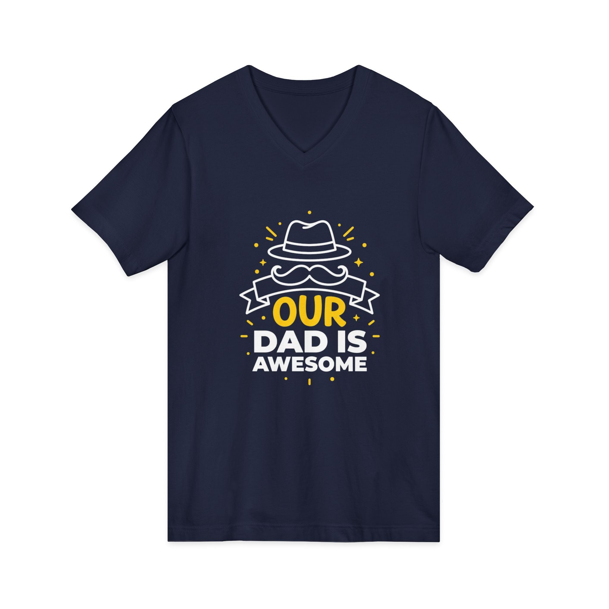 V-Ausschnitt-T-Shirt