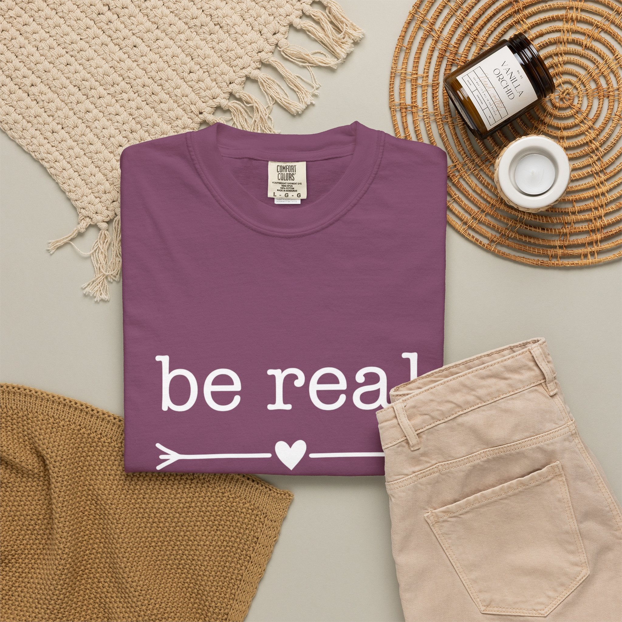 Be Real Not Perfect T-Shirt — Inspirational Graphic Tee