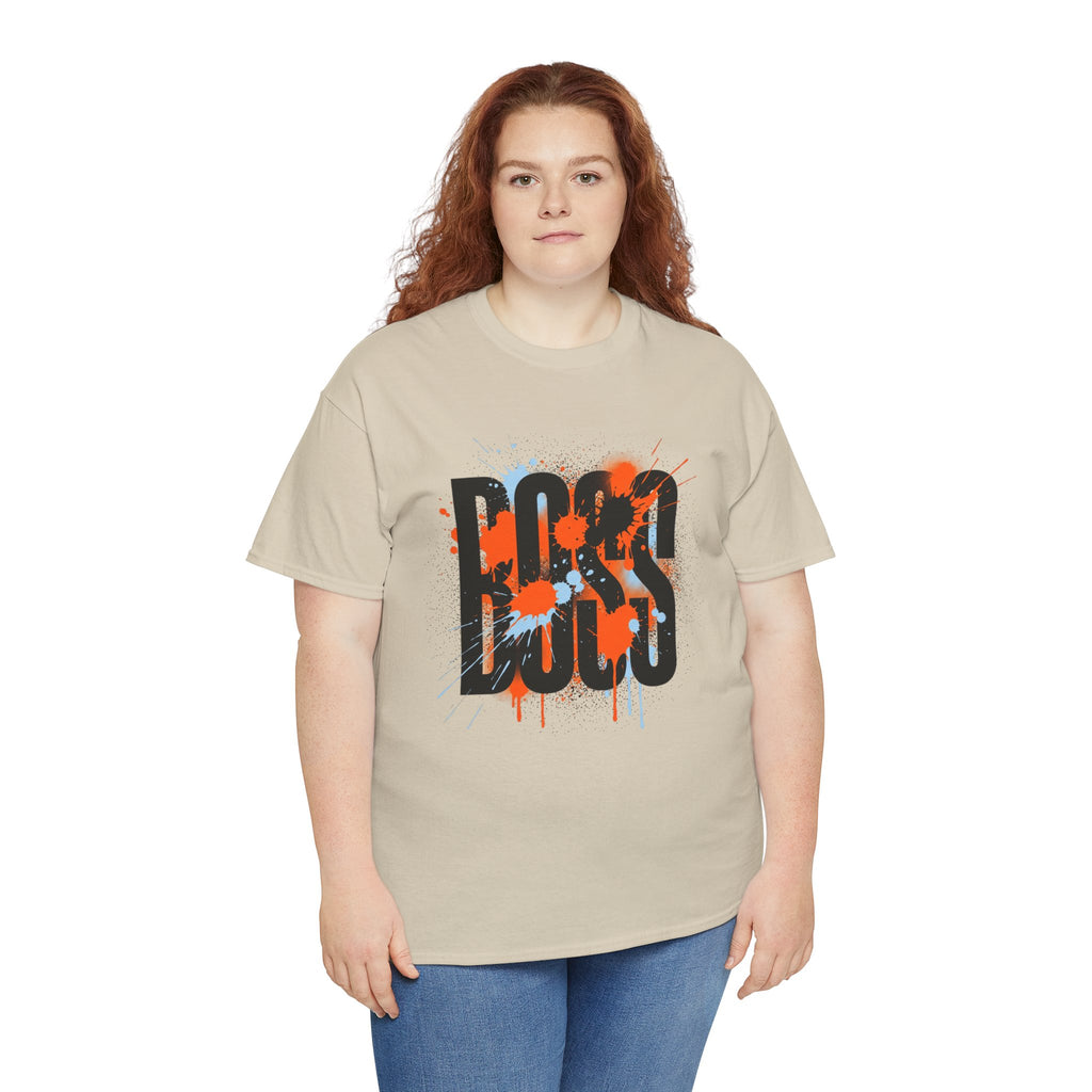 BOSS Graffiti Tee – Street Art Graphic T-Shirt