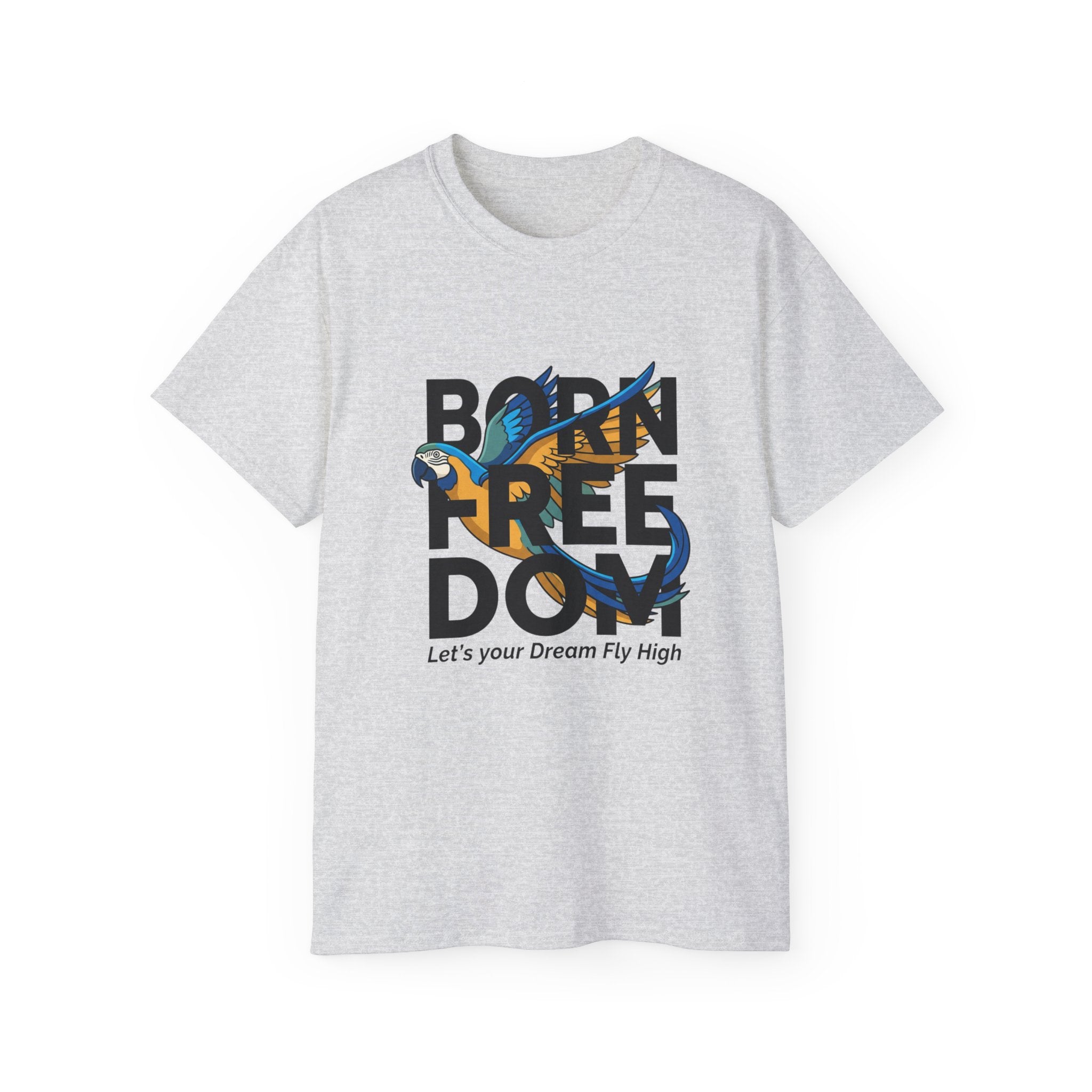 Eagle Graphic "Let’s Your Dream Fly High" Inspirational Tee