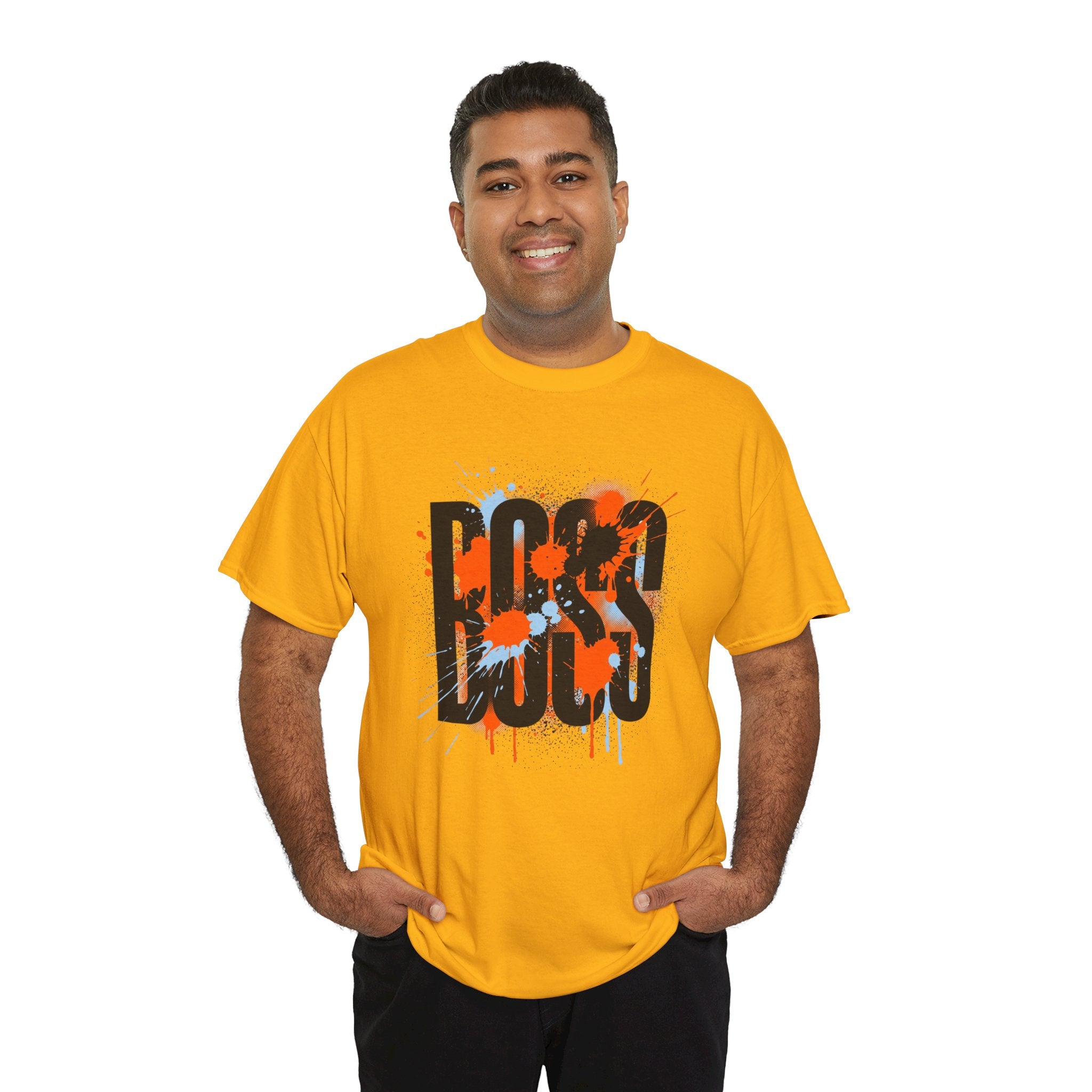 BOSS Graffiti Tee – Street Art Graphic T-Shirt