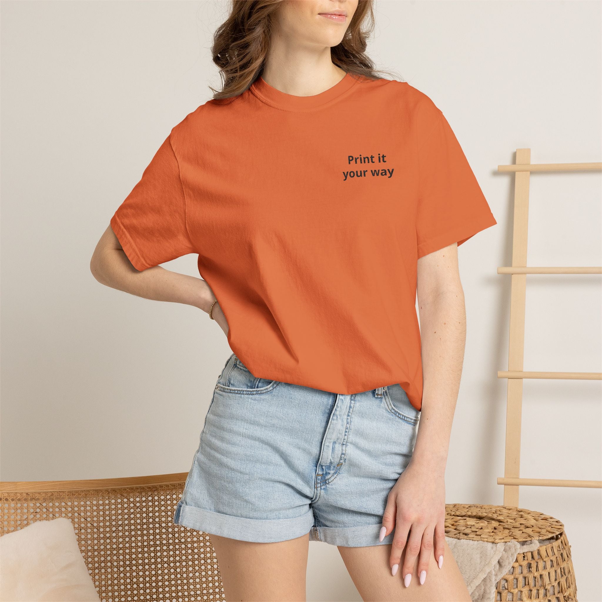 Minimalist "Print It Your Way" T-Shirt