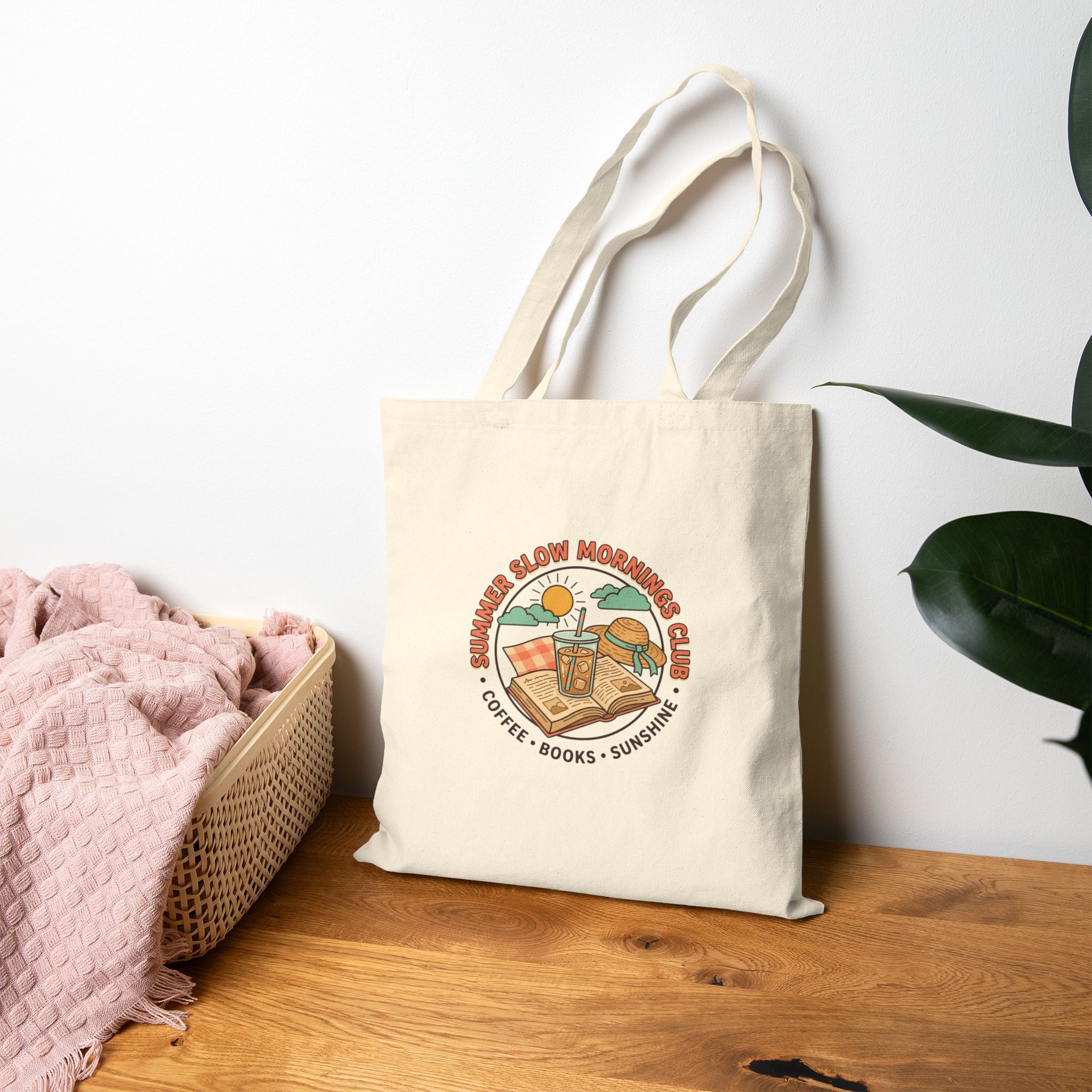 Summer Slow Mornings Tote