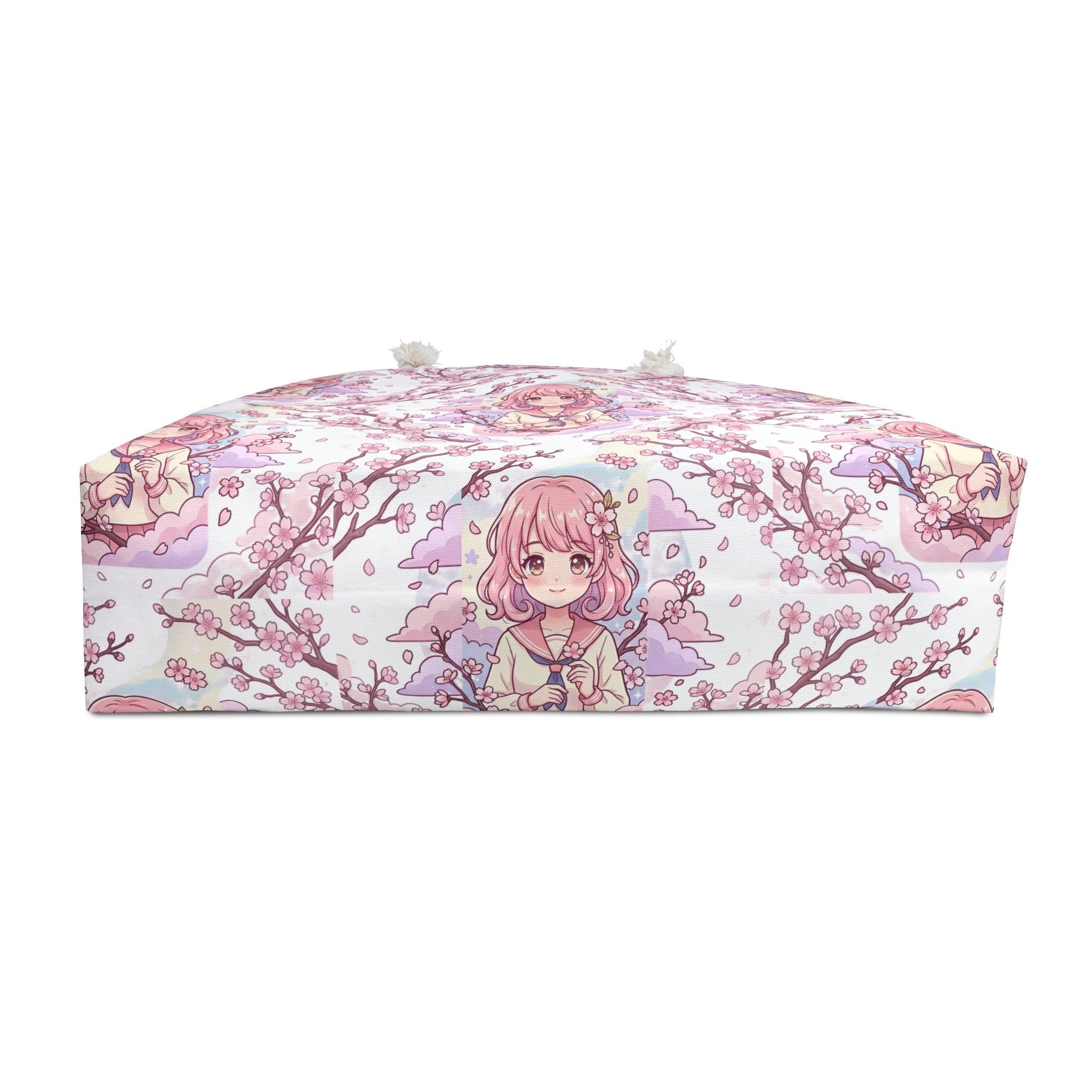 Floral Girl Weekender Bag — Cute Female Flower Design