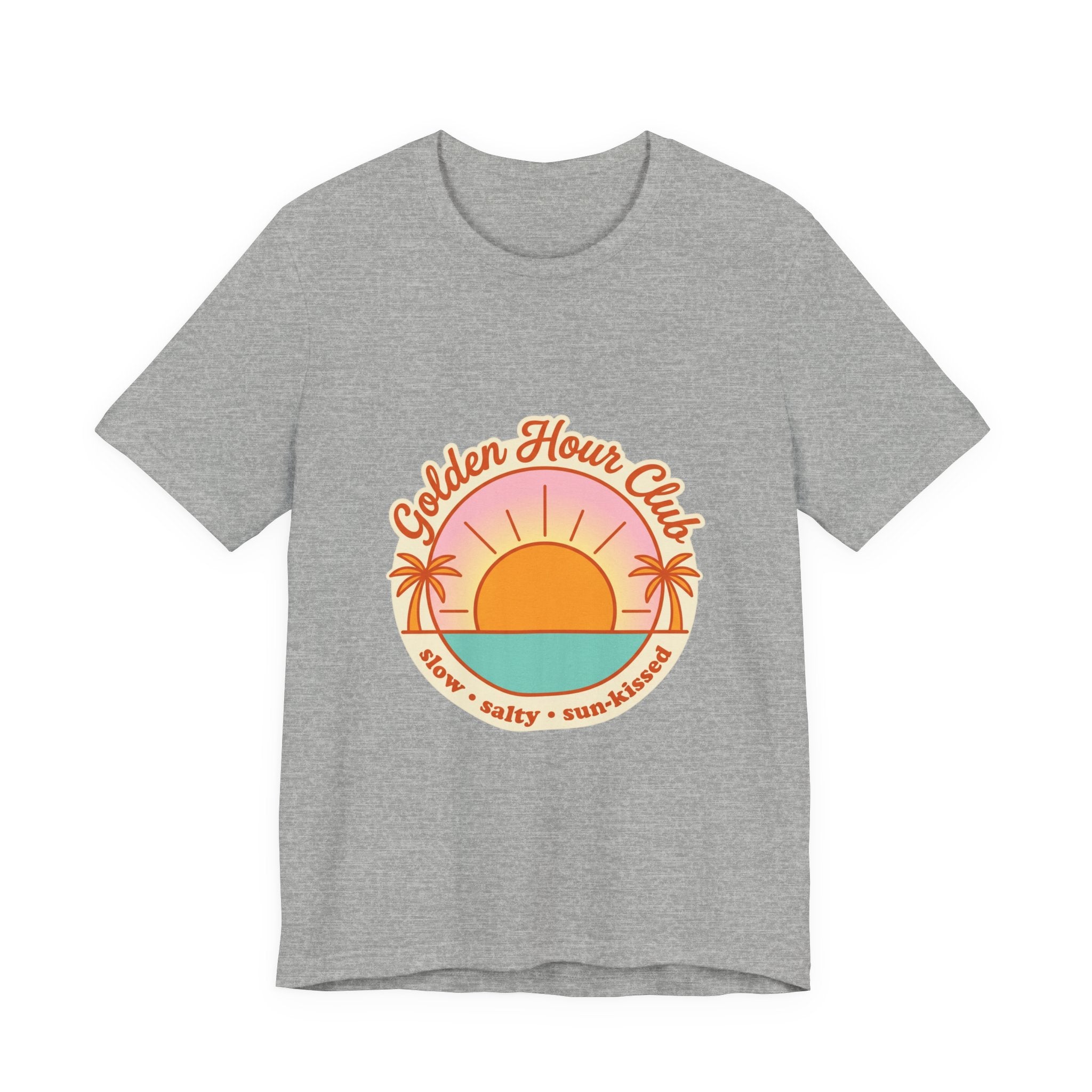 Golden Hour Club T-Shirt | Sommer-Ästhetik, Küsten-Vibes