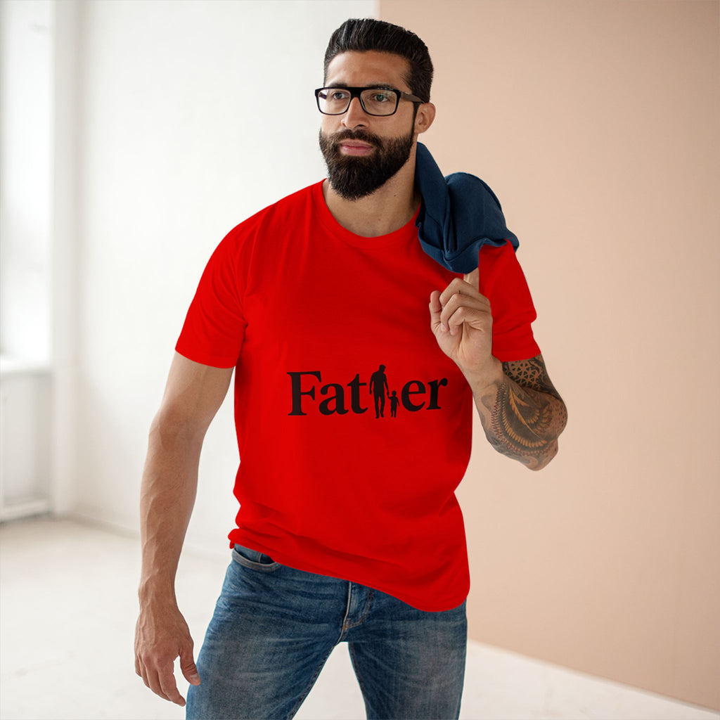 Father Tee — Silhouette Dad & Child Graphic Shirt