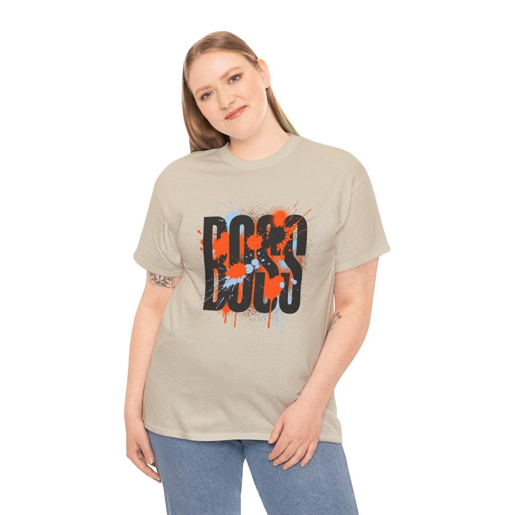 BOSS Graffiti Tee – Street Art Graphic T-Shirt