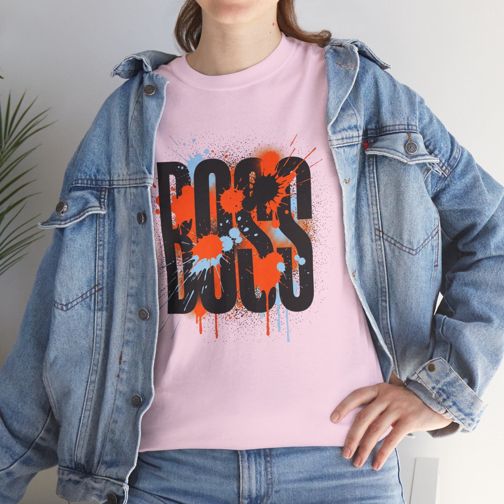 BOSS Graffiti Tee – Street Art Graphic T-Shirt