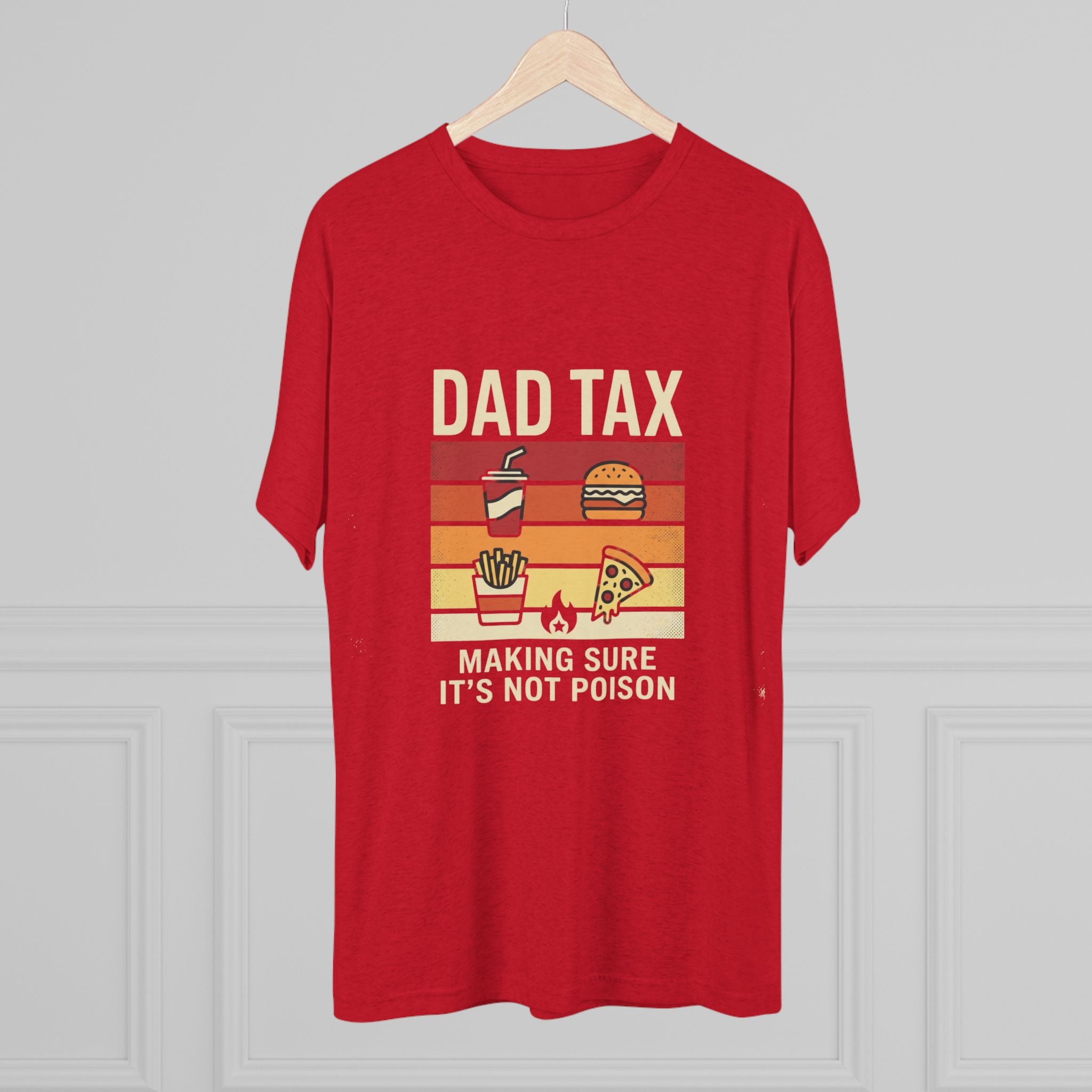 Papa-Steuer T-Shirt – Lustiges Retro-Food-Design