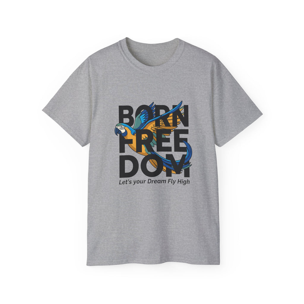 Eagle Graphic "Let’s Your Dream Fly High" Inspirational Tee