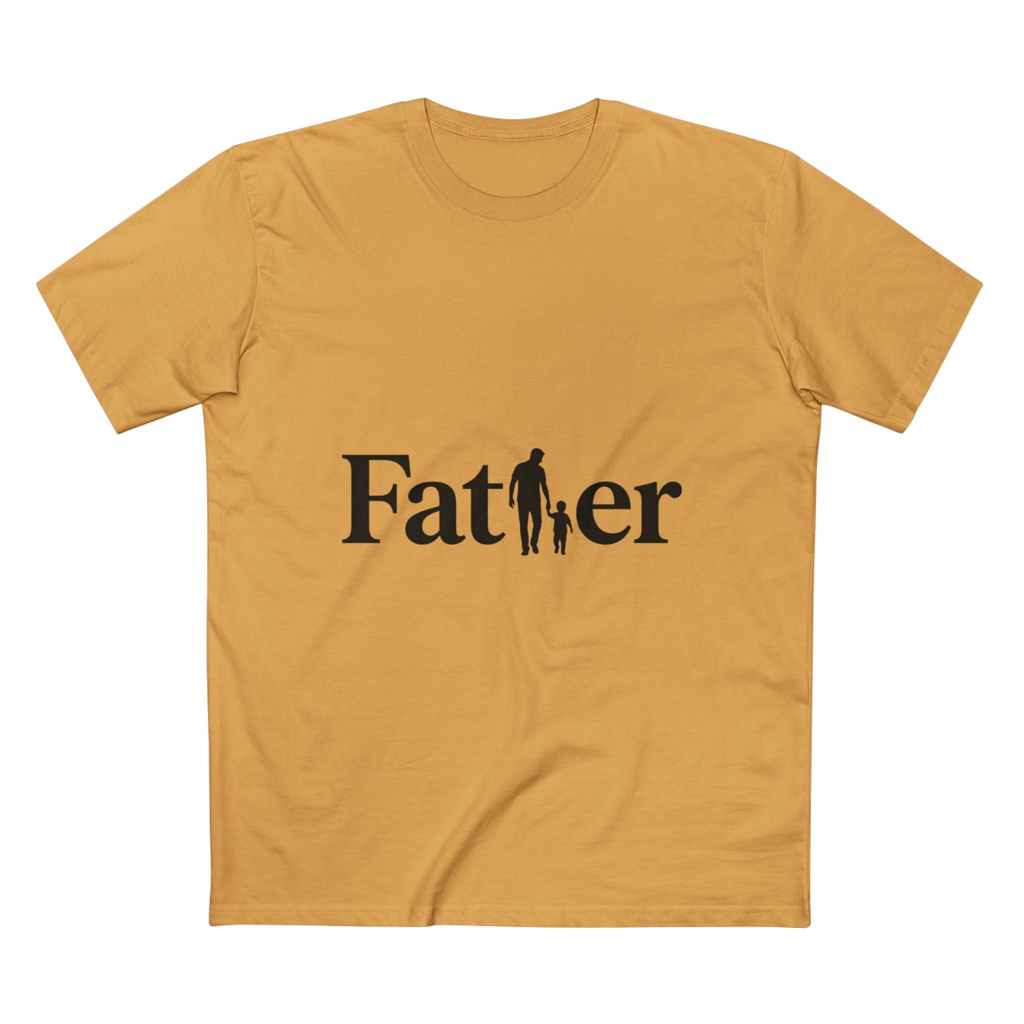 Father Tee — Silhouette Dad & Child Graphic Shirt