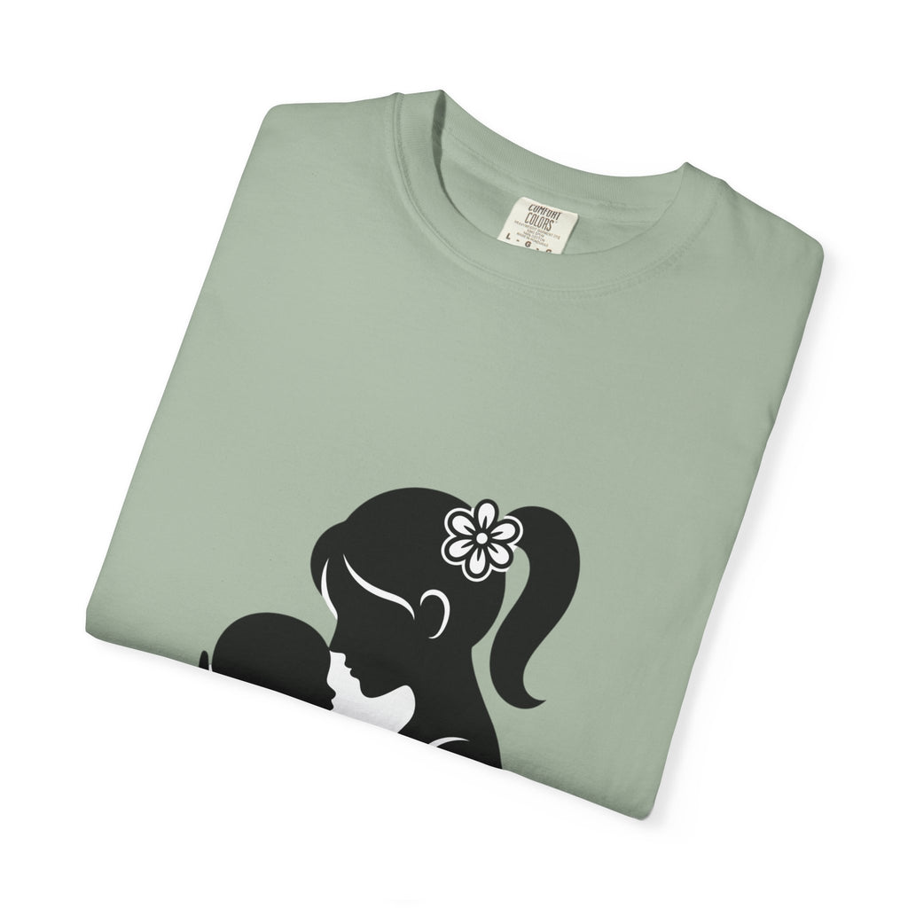 Mom and Baby Silhouette T-Shirt — Nursing & New Mom Gift