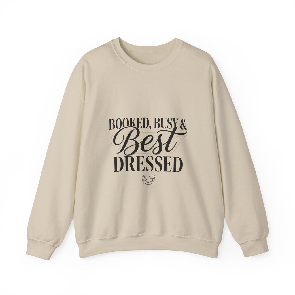Booked Busy & Best Dressed Sweatshirt | Parisian chic, Boss energy