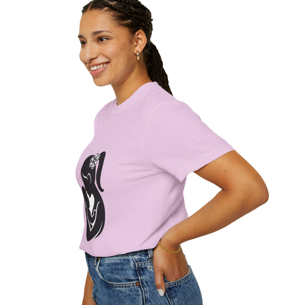 Mom and Baby Silhouette T-Shirt — Nursing & New Mom Gift