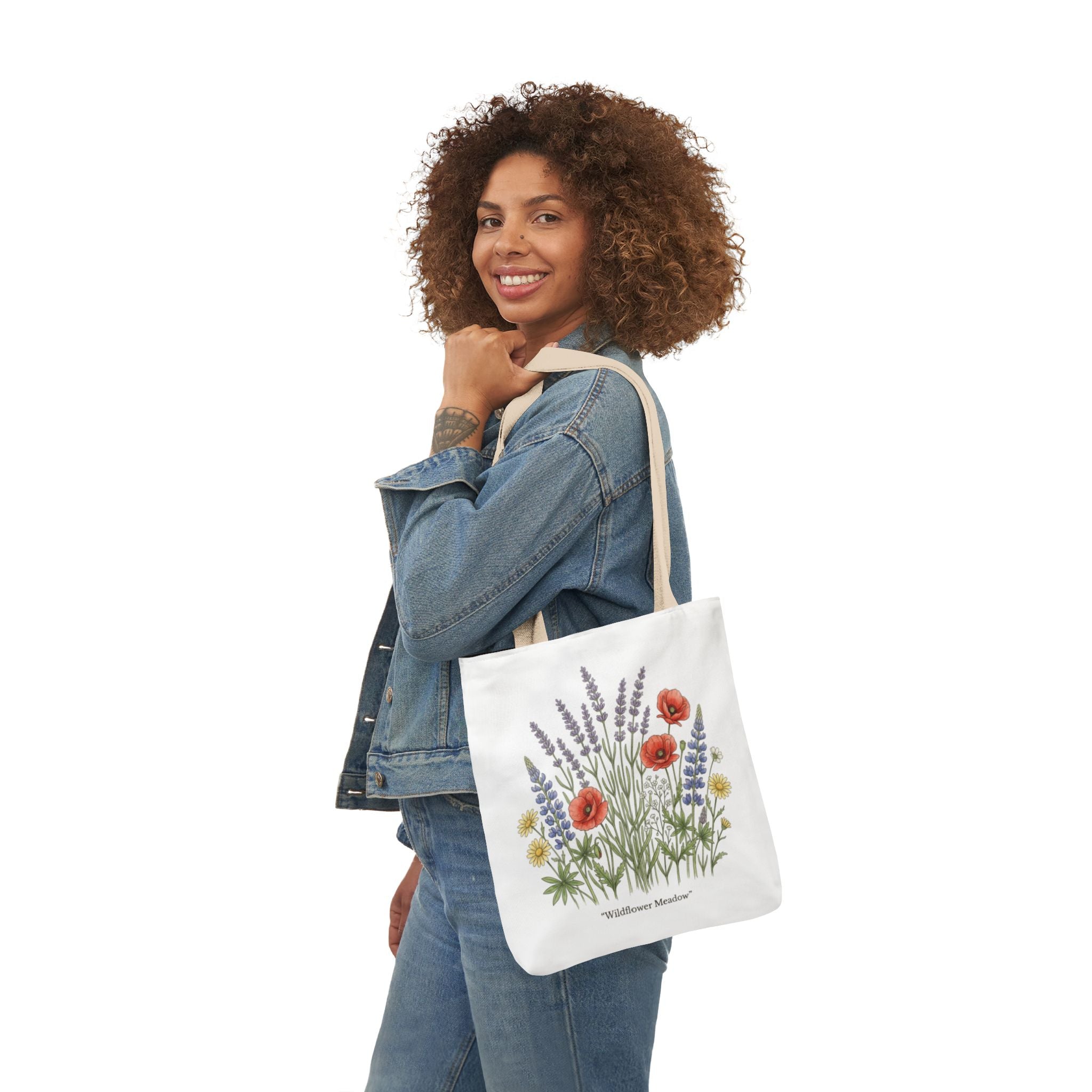 Wildflower Meadow Canvas Tote Bag