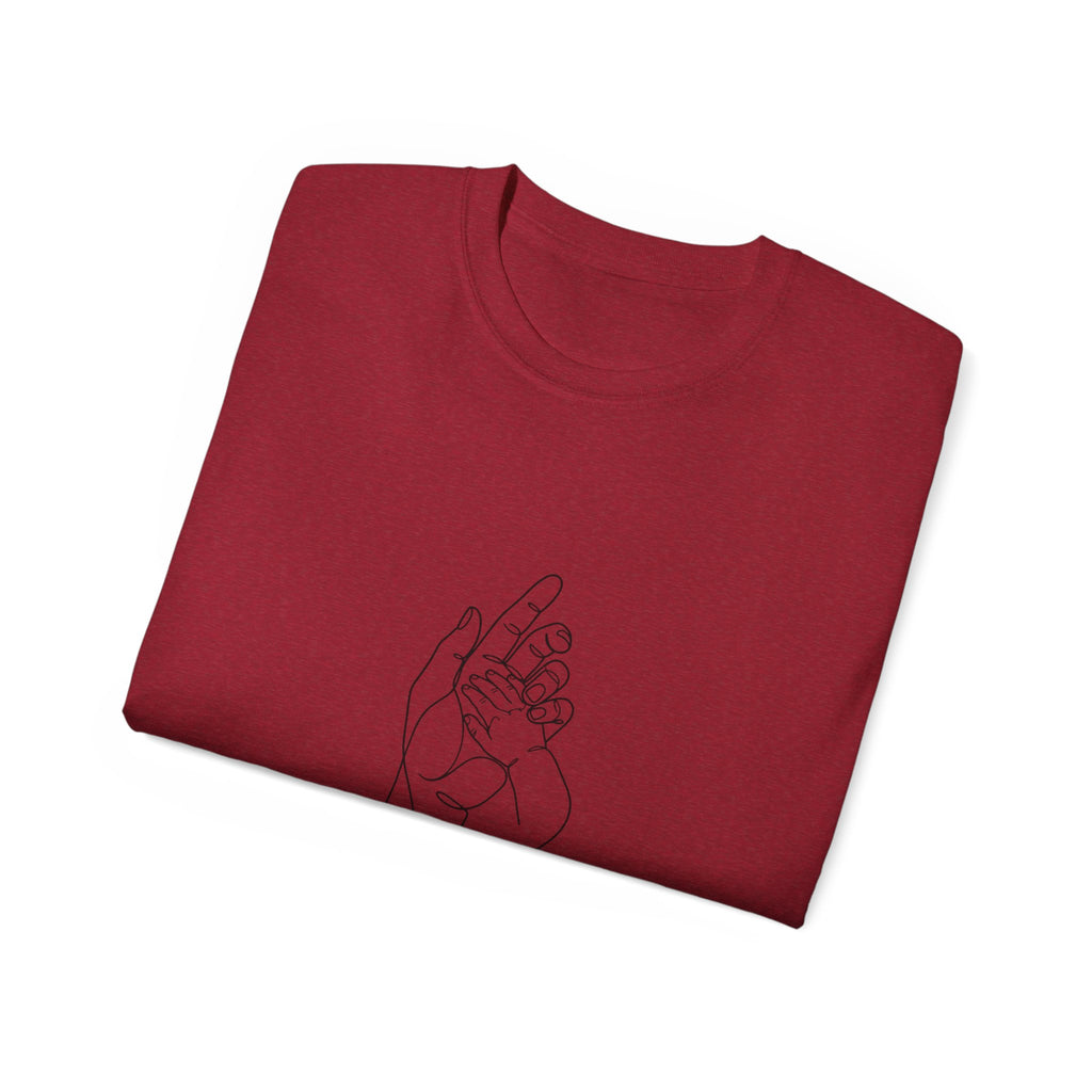 Matching Hands Relaxed Unisex Baumwoll-T-Shirt