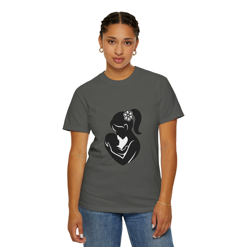Mom and Baby Silhouette T-Shirt — Nursing & New Mom Gift