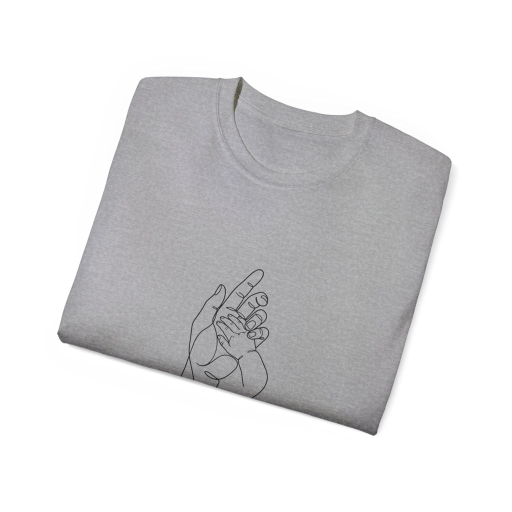 Matching Hands Relaxed Unisex Baumwoll-T-Shirt