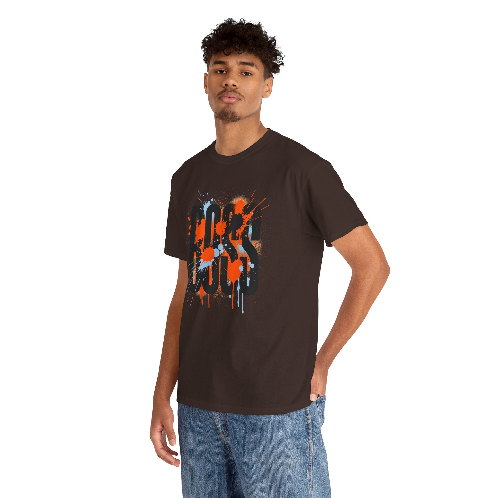 BOSS Graffiti Tee – Street Art Graphic T-Shirt