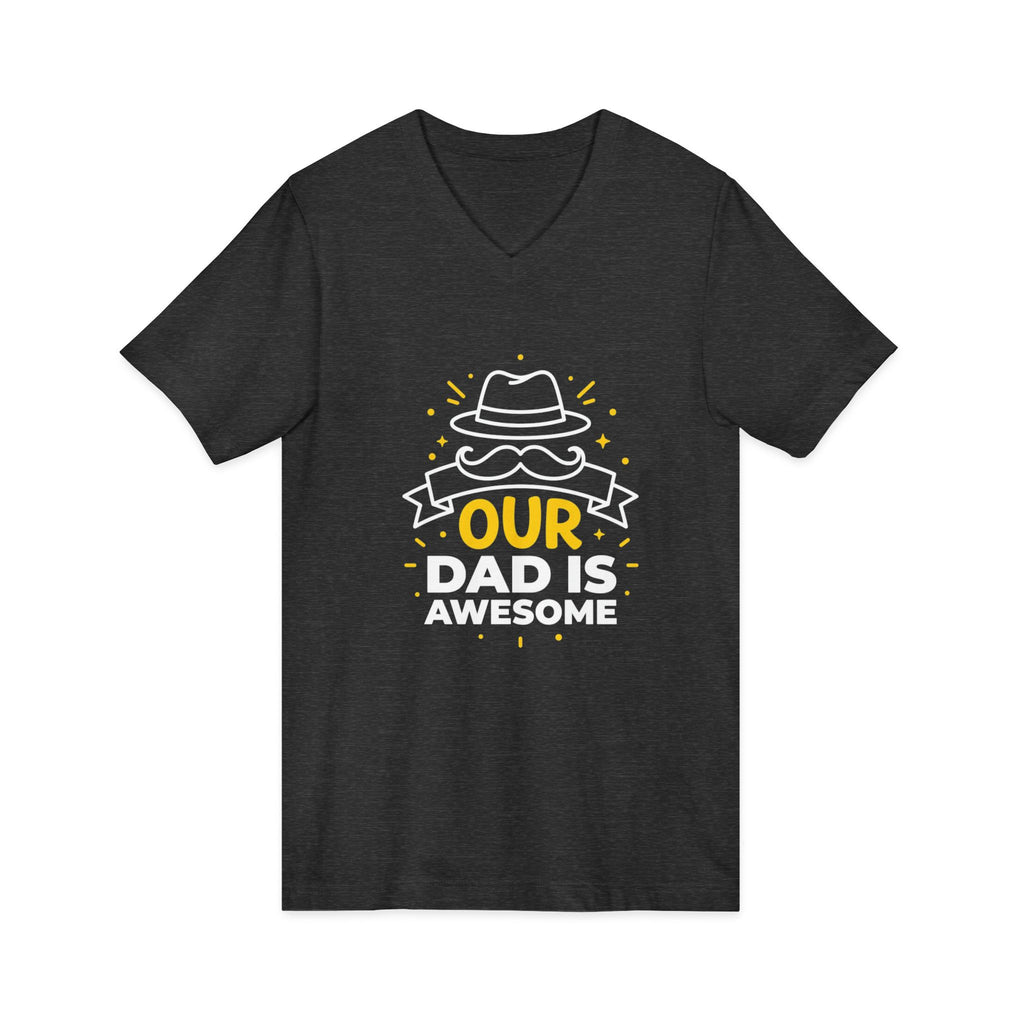 V-Ausschnitt-T-Shirt