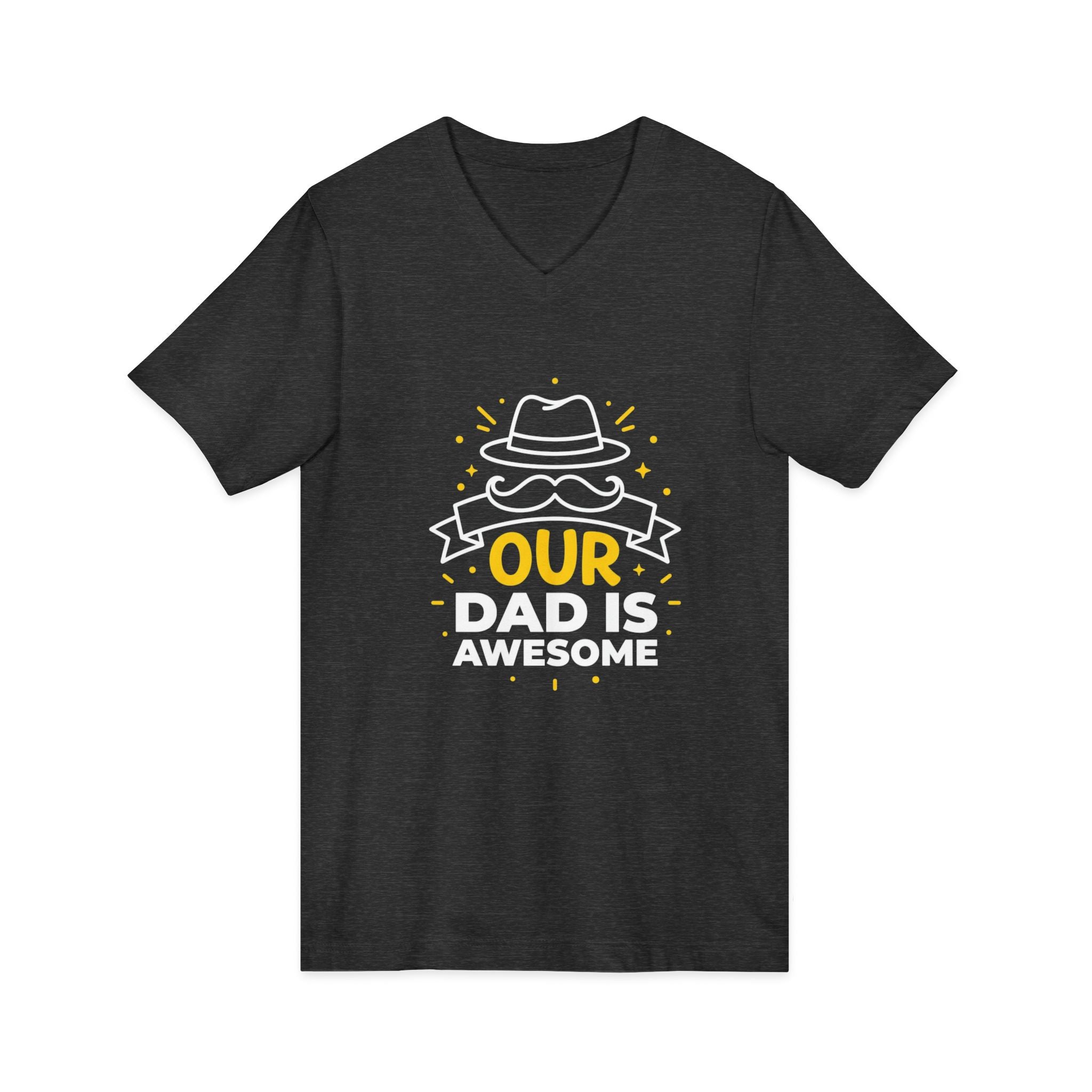 V-Ausschnitt-T-Shirt