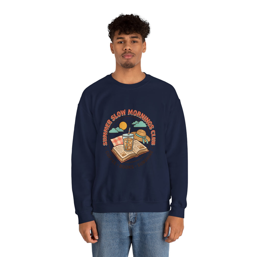 Crewneck-Sweatshirt „Lange Sommermorgen“.