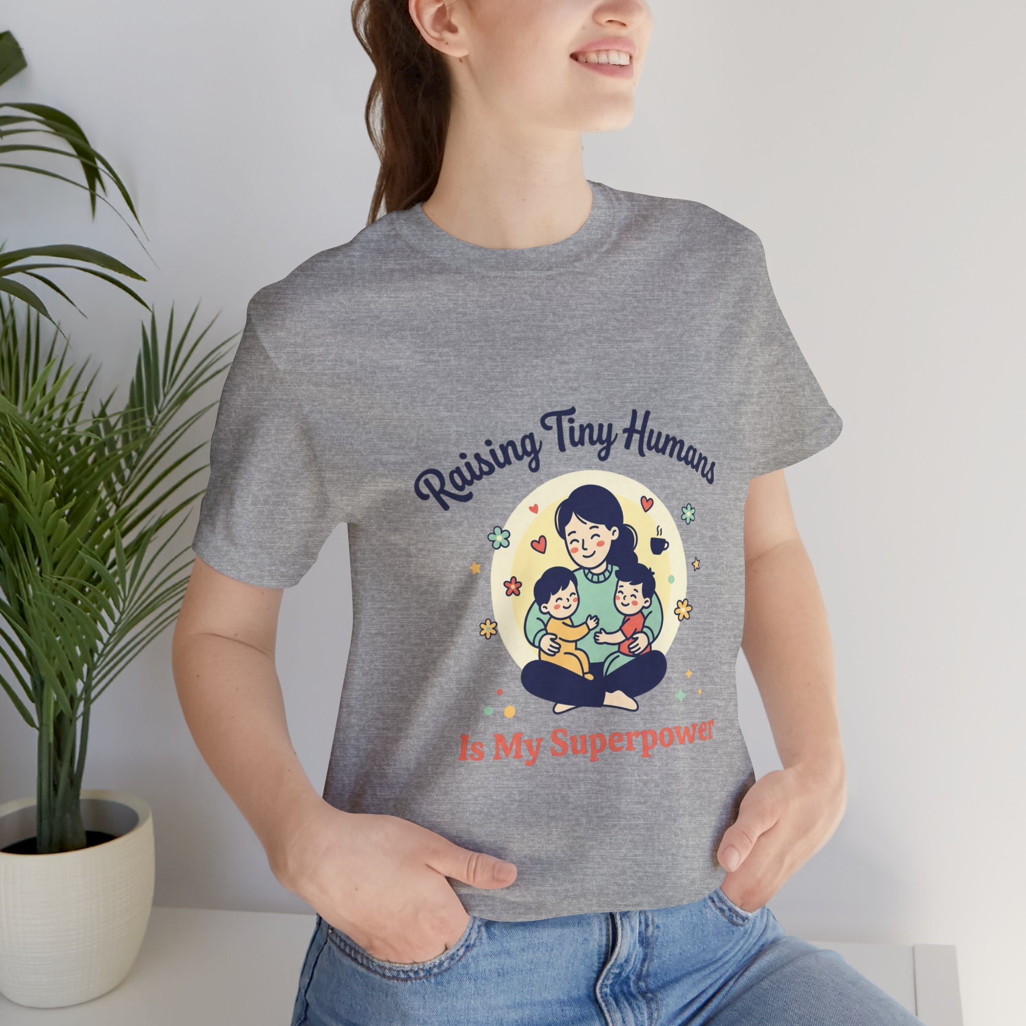 T-Shirt Kleine Menschen aufziehen | Muttertag, Mama-Leben, sentimental