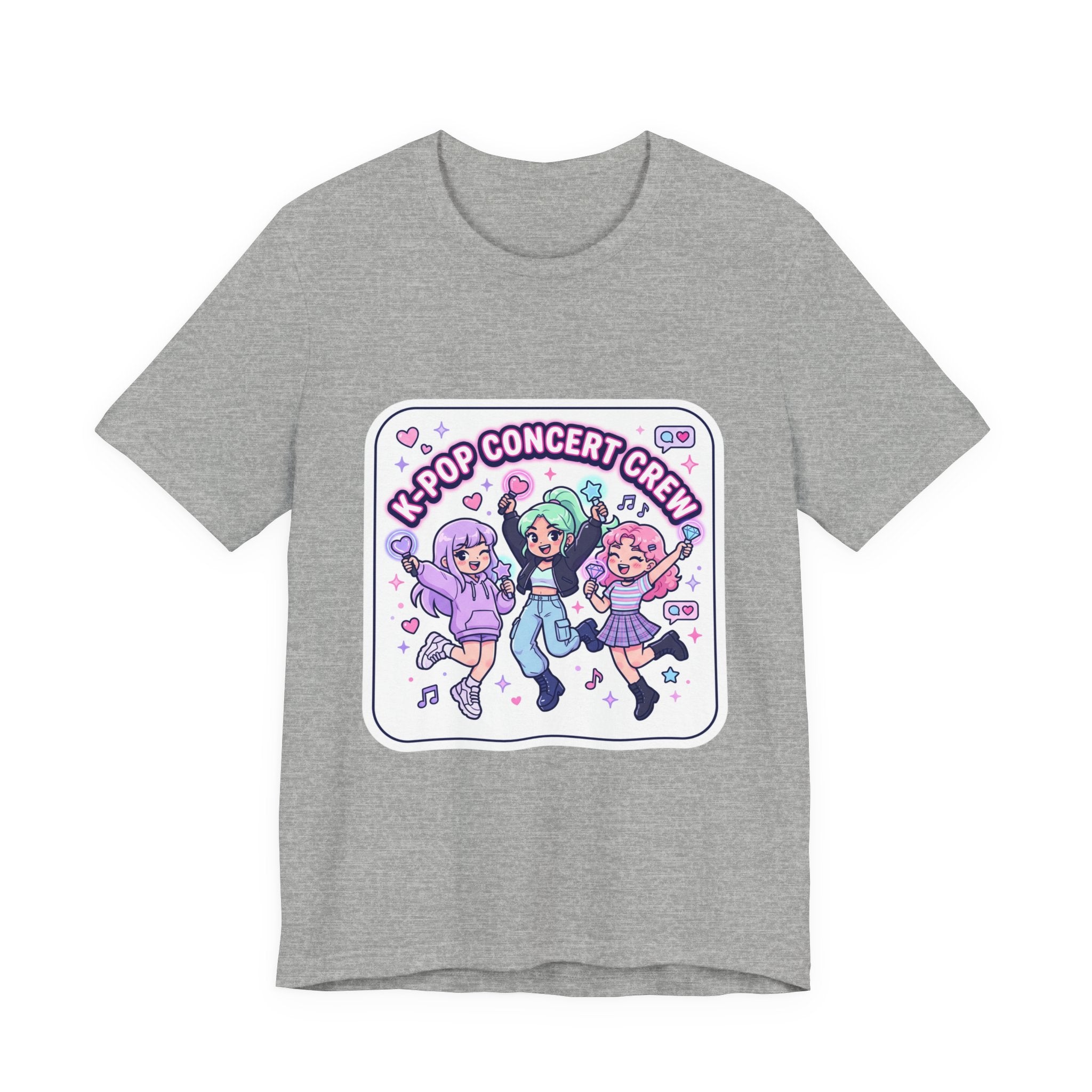 K-Pop Konzert Crew T-Shirt | K-Pop Fan, Lightstick, Bias