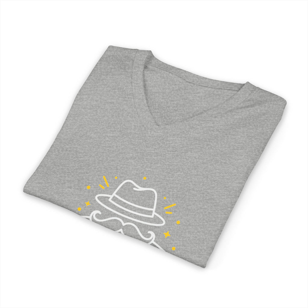 V-Ausschnitt-T-Shirt