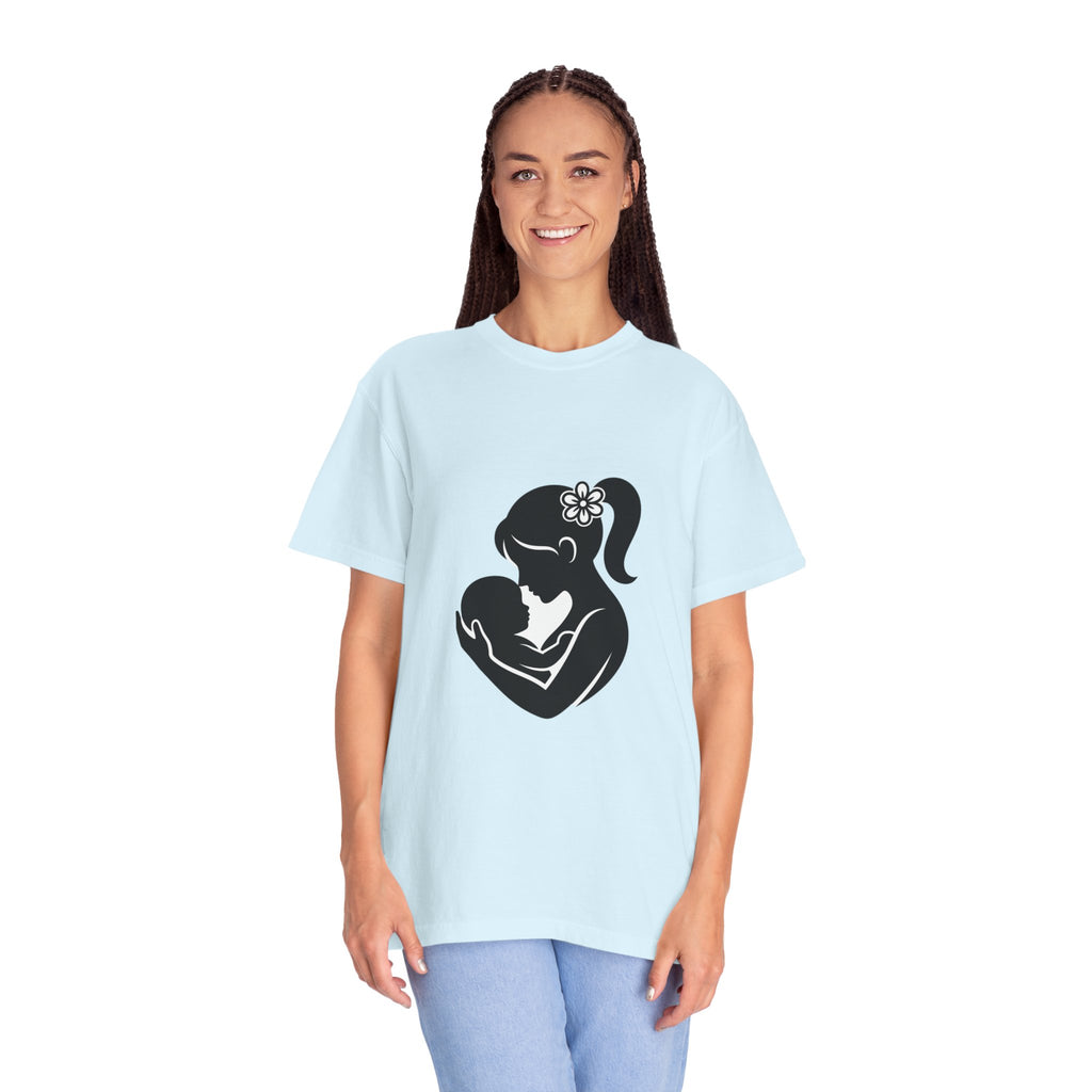 Mom and Baby Silhouette T-Shirt — Nursing & New Mom Gift