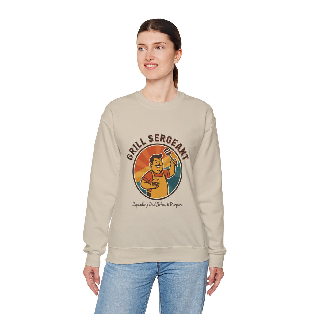Grill Sergeant Sweatshirt | Father’s Day, Retro Outdoorsy Dad