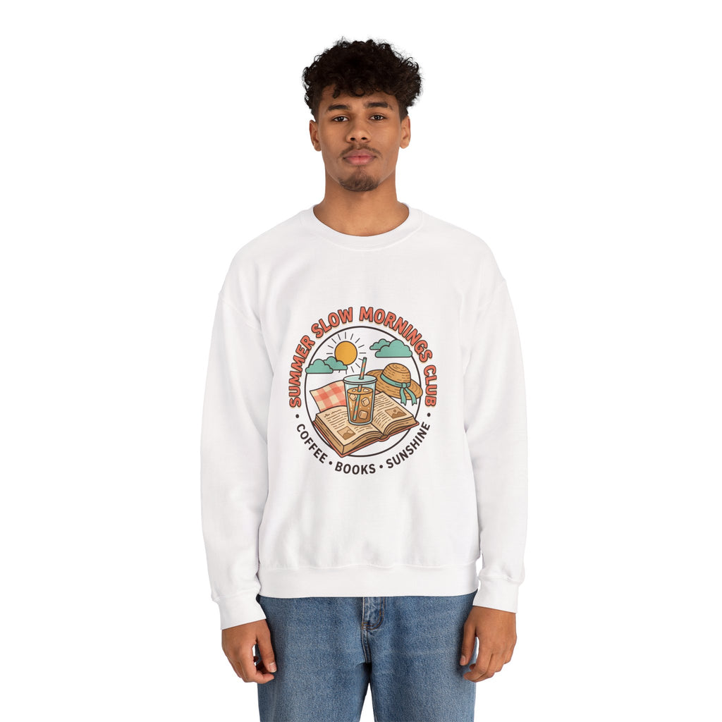 Crewneck-Sweatshirt „Lange Sommermorgen“.