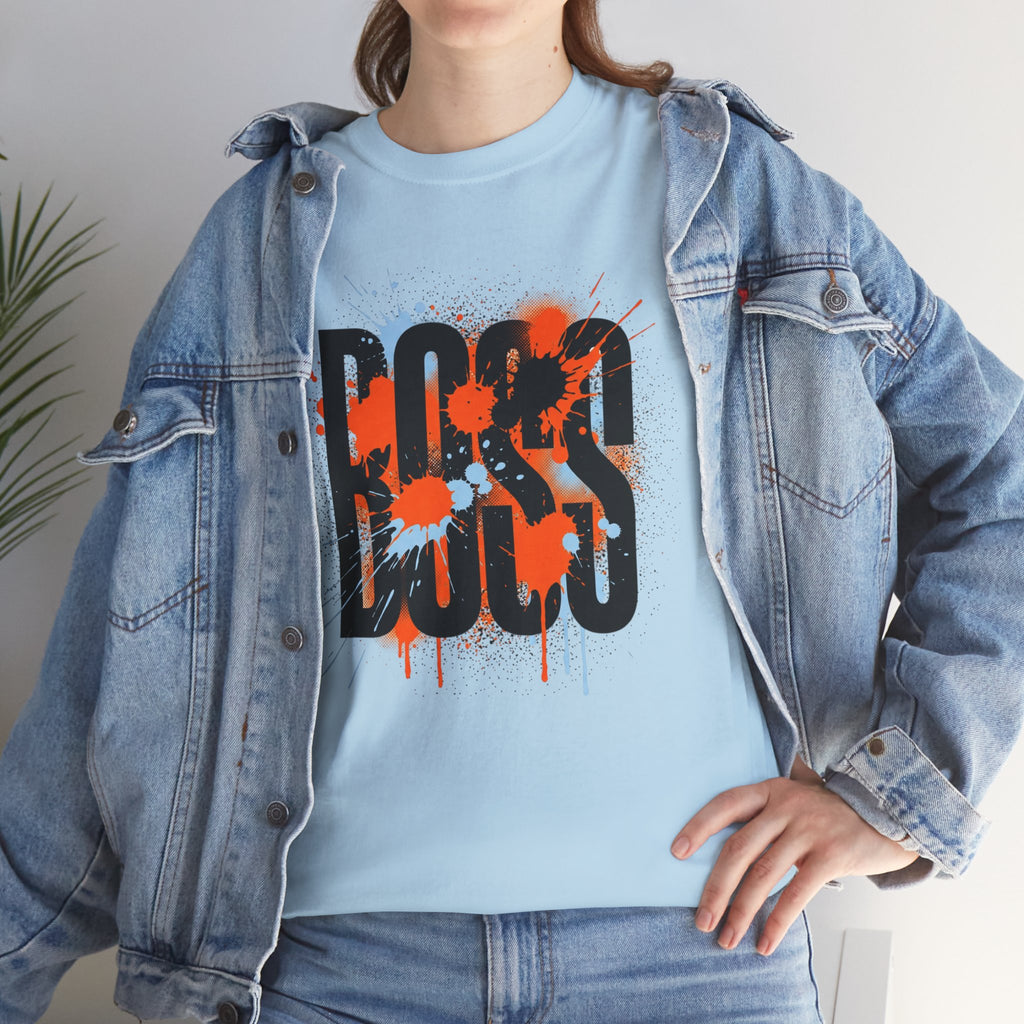 BOSS Graffiti Tee – Street Art Graphic T-Shirt