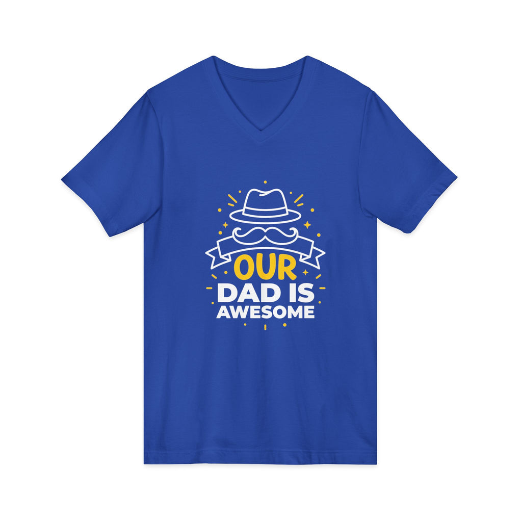 V-Ausschnitt-T-Shirt