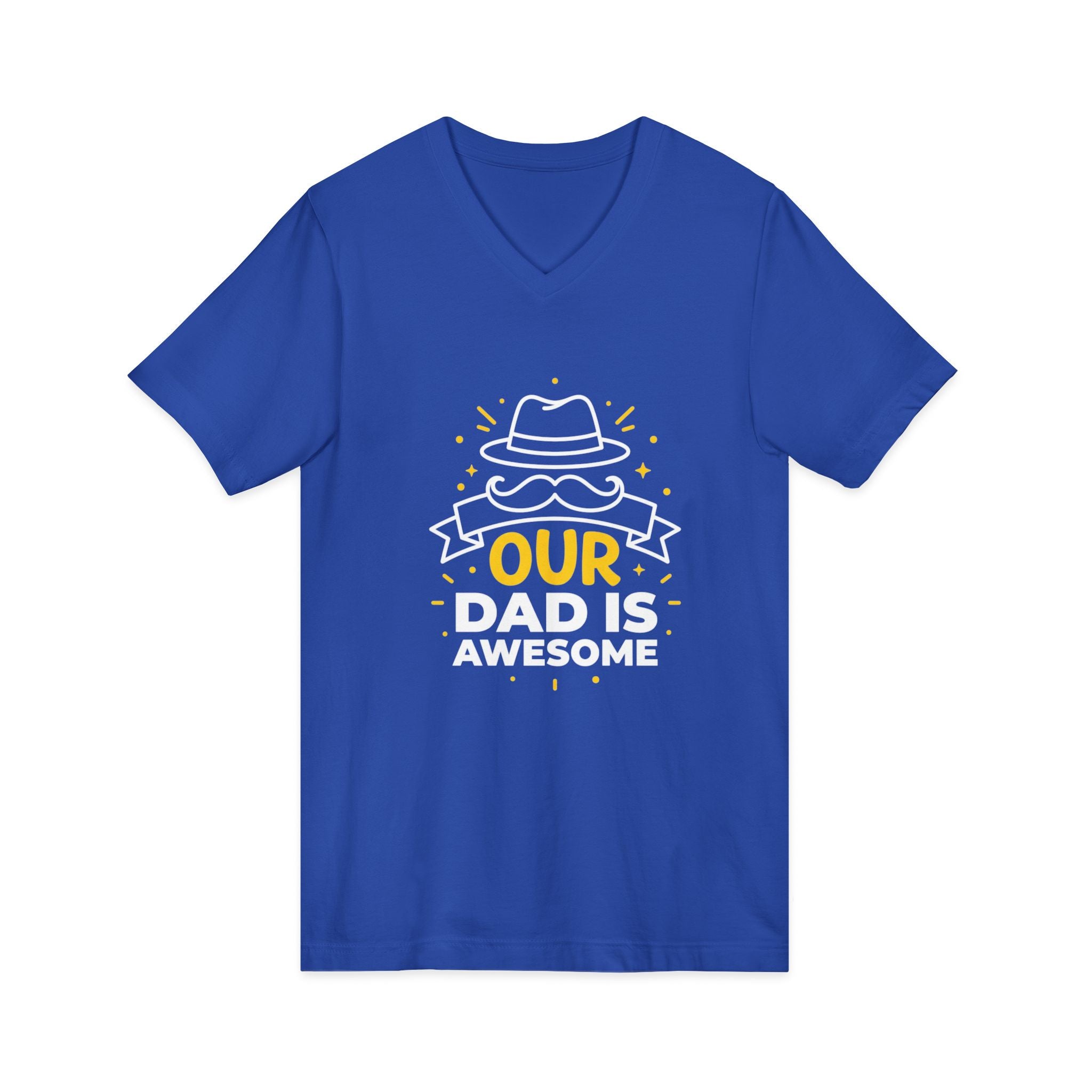 V-Ausschnitt-T-Shirt