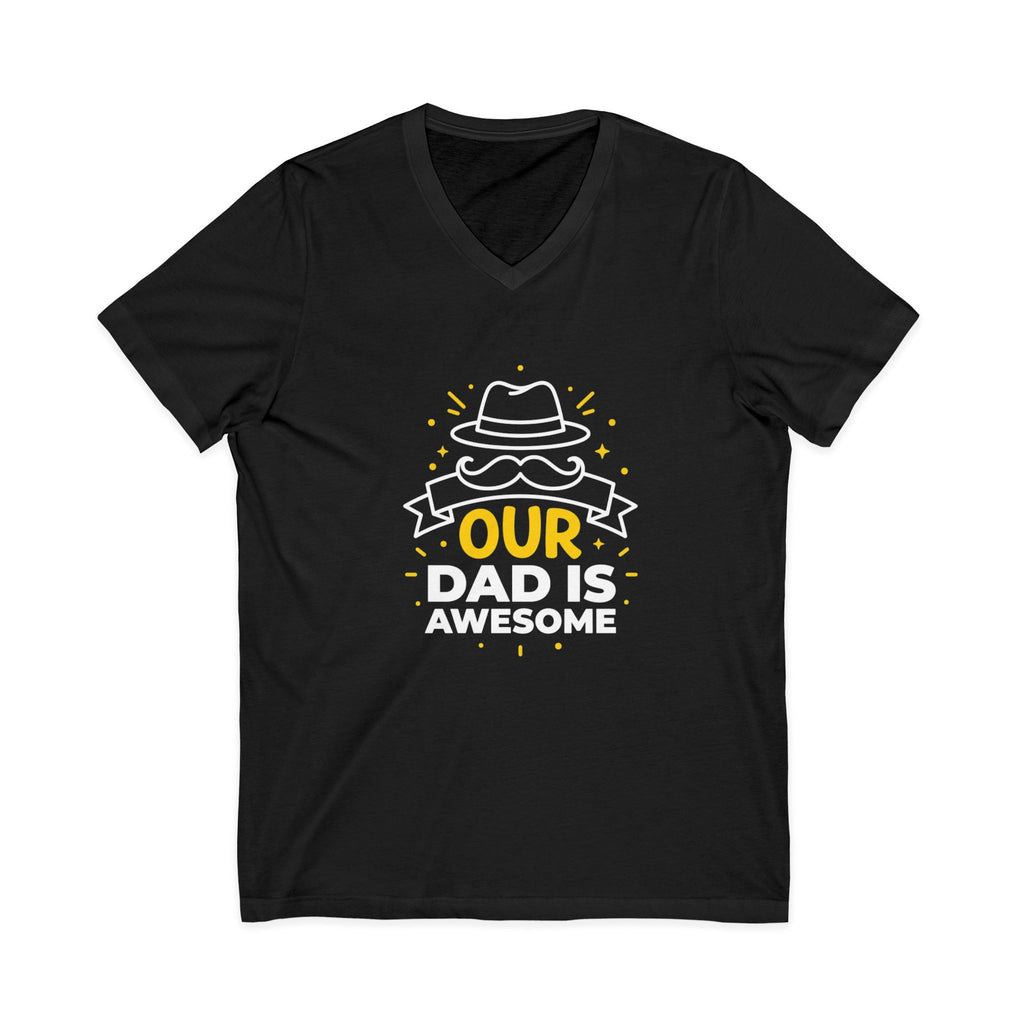 V-Ausschnitt-T-Shirt