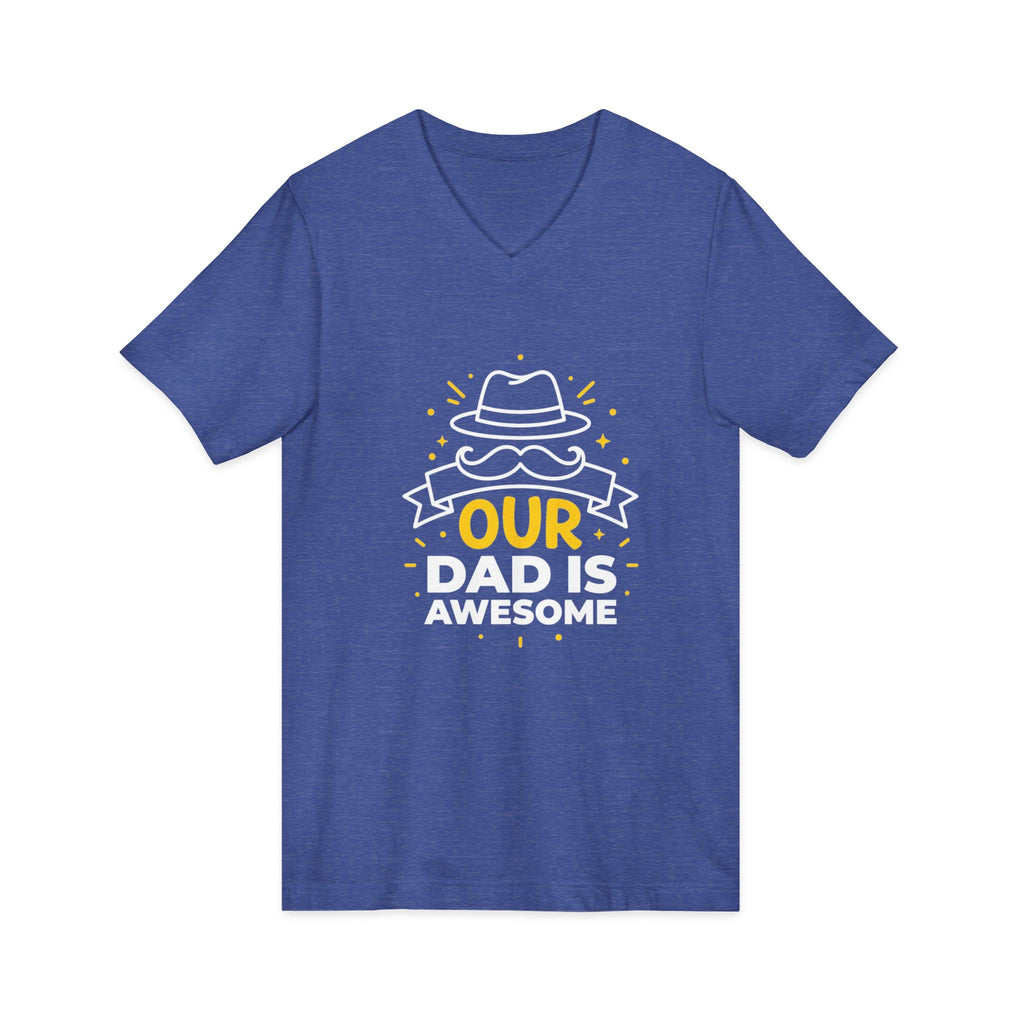 V-Ausschnitt-T-Shirt