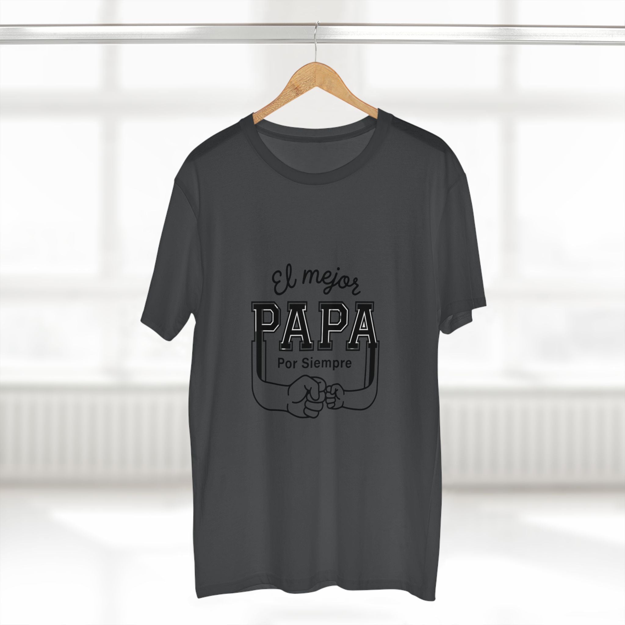 El Mejor Papá Por Siempre" Fist Bump Father's Day Tee