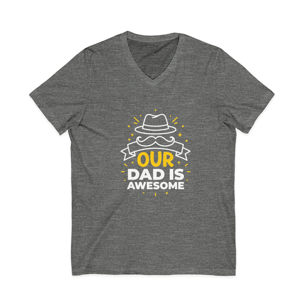 V-Ausschnitt-T-Shirt